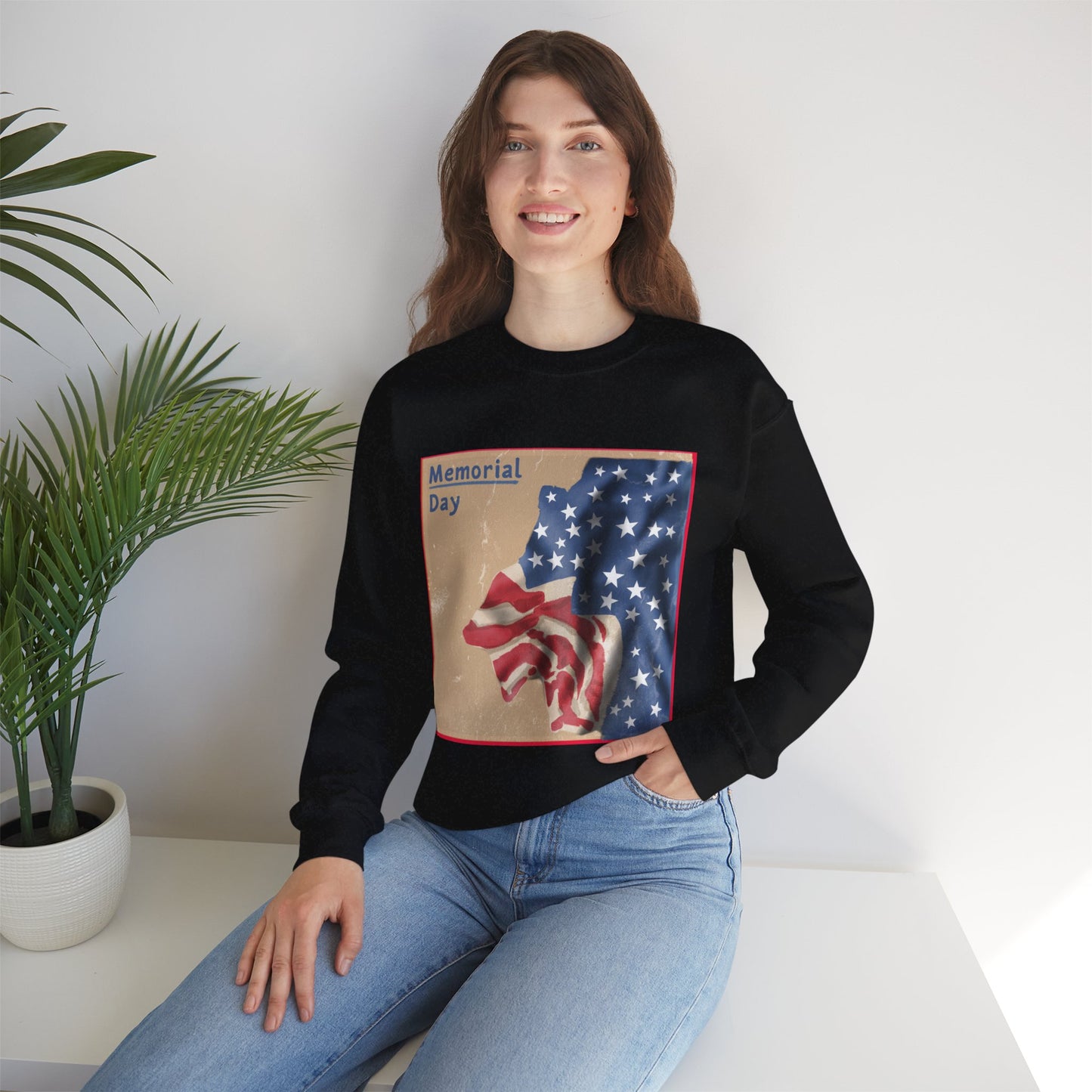 Unisex Heavy Blend™ Crewneck Sweatshirt - Memorial's Day