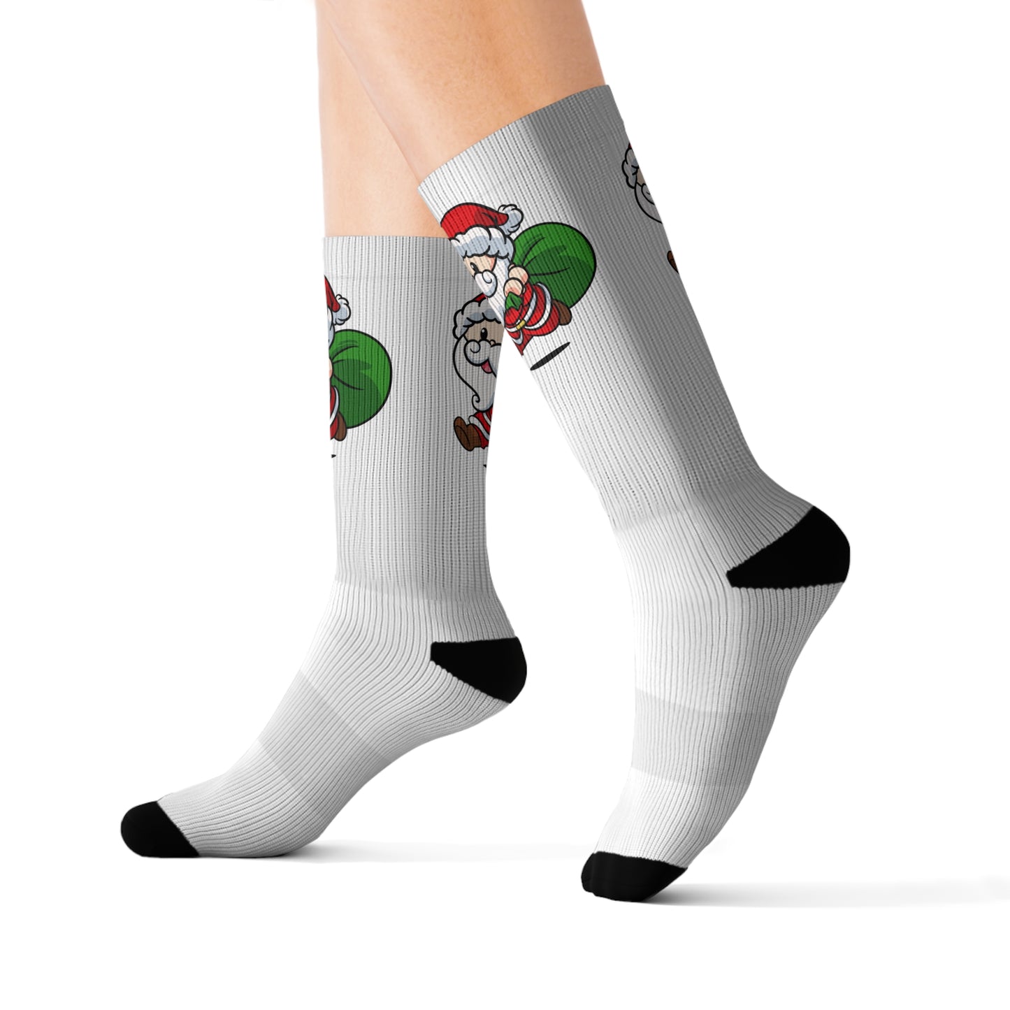 Sublimation Socks - X-mas Holiday - "Santa and Gifts" Edition - epicdsgn