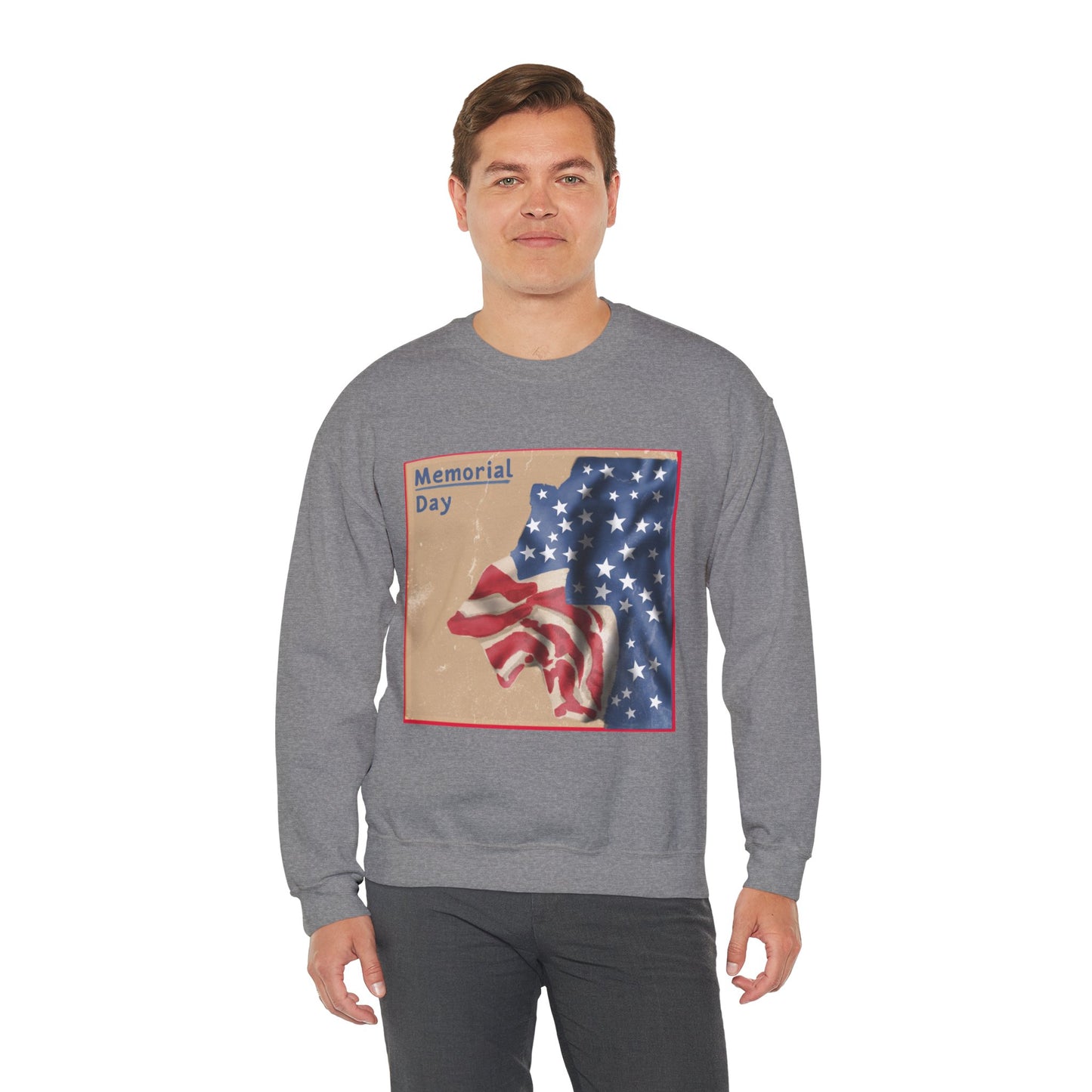 Unisex Heavy Blend™ Crewneck Sweatshirt - Memorial's Day