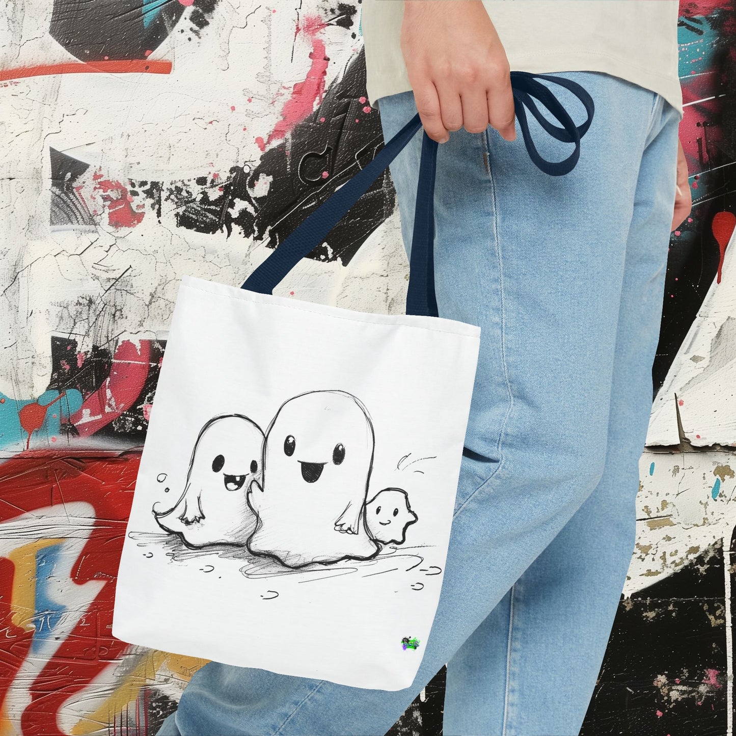 Tote Bag (AOP) - Ghosts - Halloween 2024 - Epicdsgn