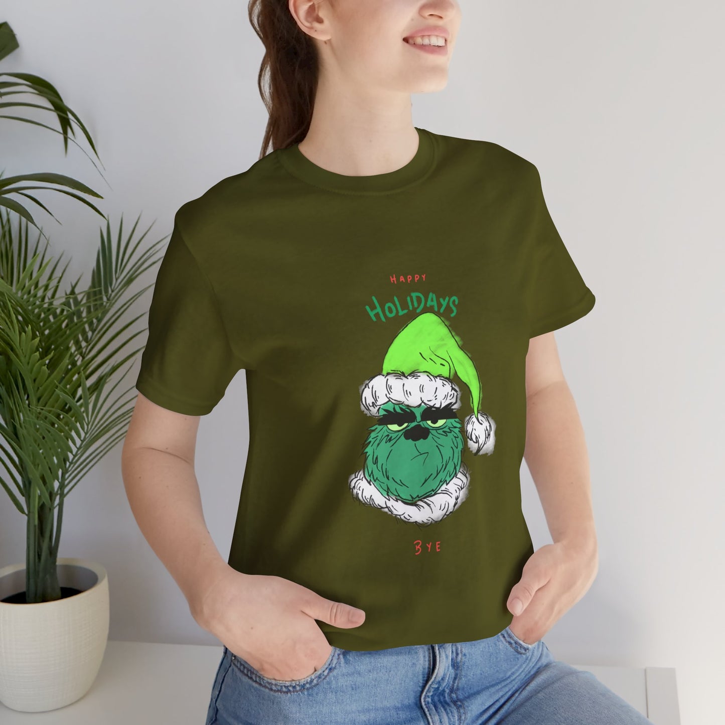 Grumpy Holiday - Unisex Jersey Short Sleeve Tee