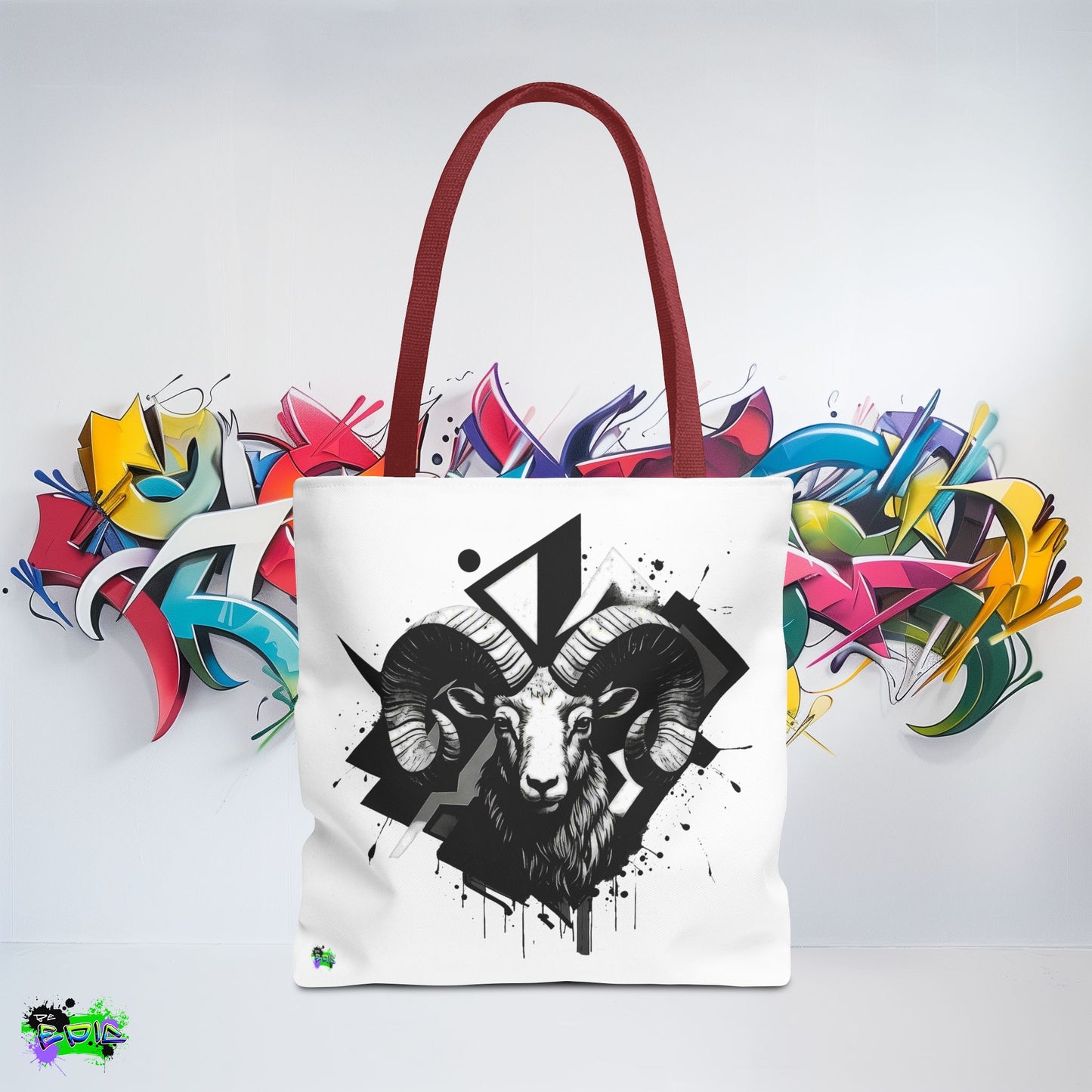 Zodiac Tote Bag, Aries Constellation Eco-Friendly Reusable Canvas Shopping Bag - Astrology Gift, Horoscope Handbag, Star Sign Market Tote,