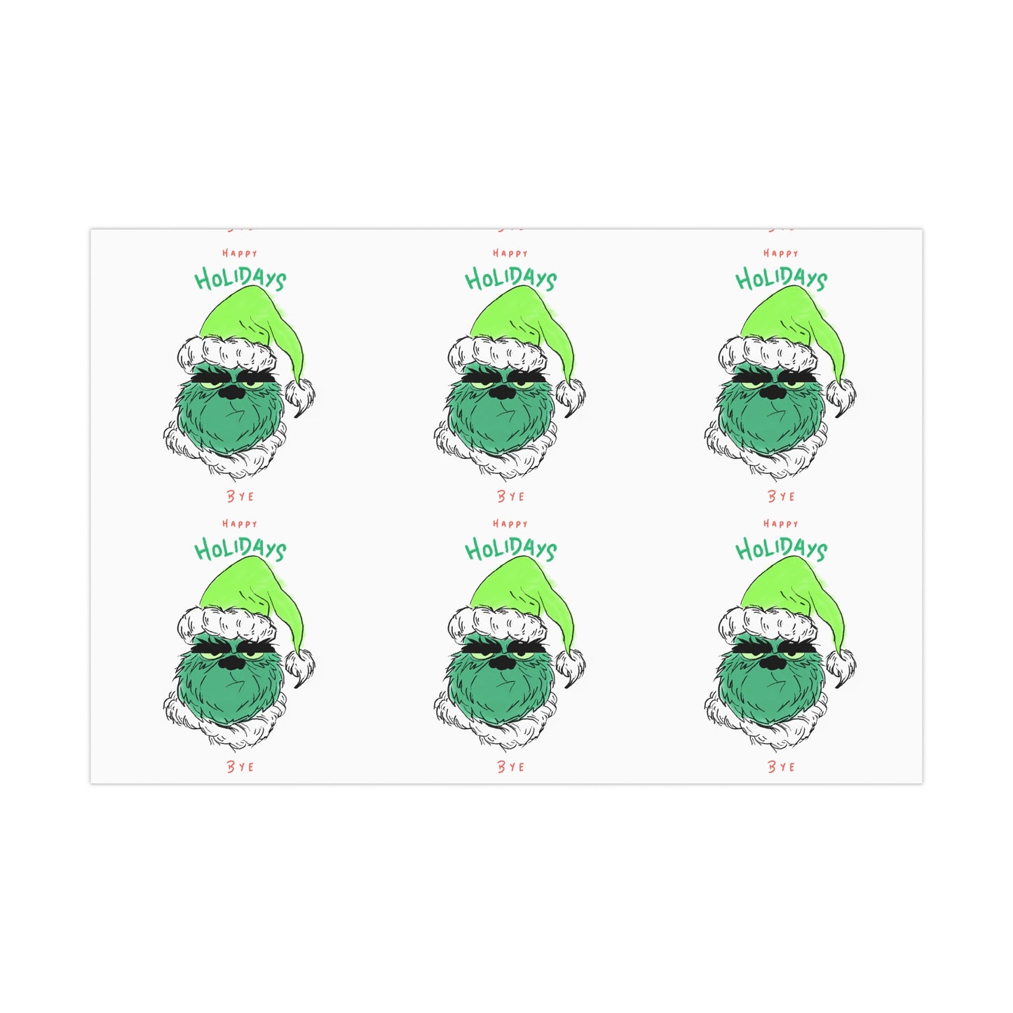 Gift Wrap Papers - A grumpy x-mas - epicdsgn