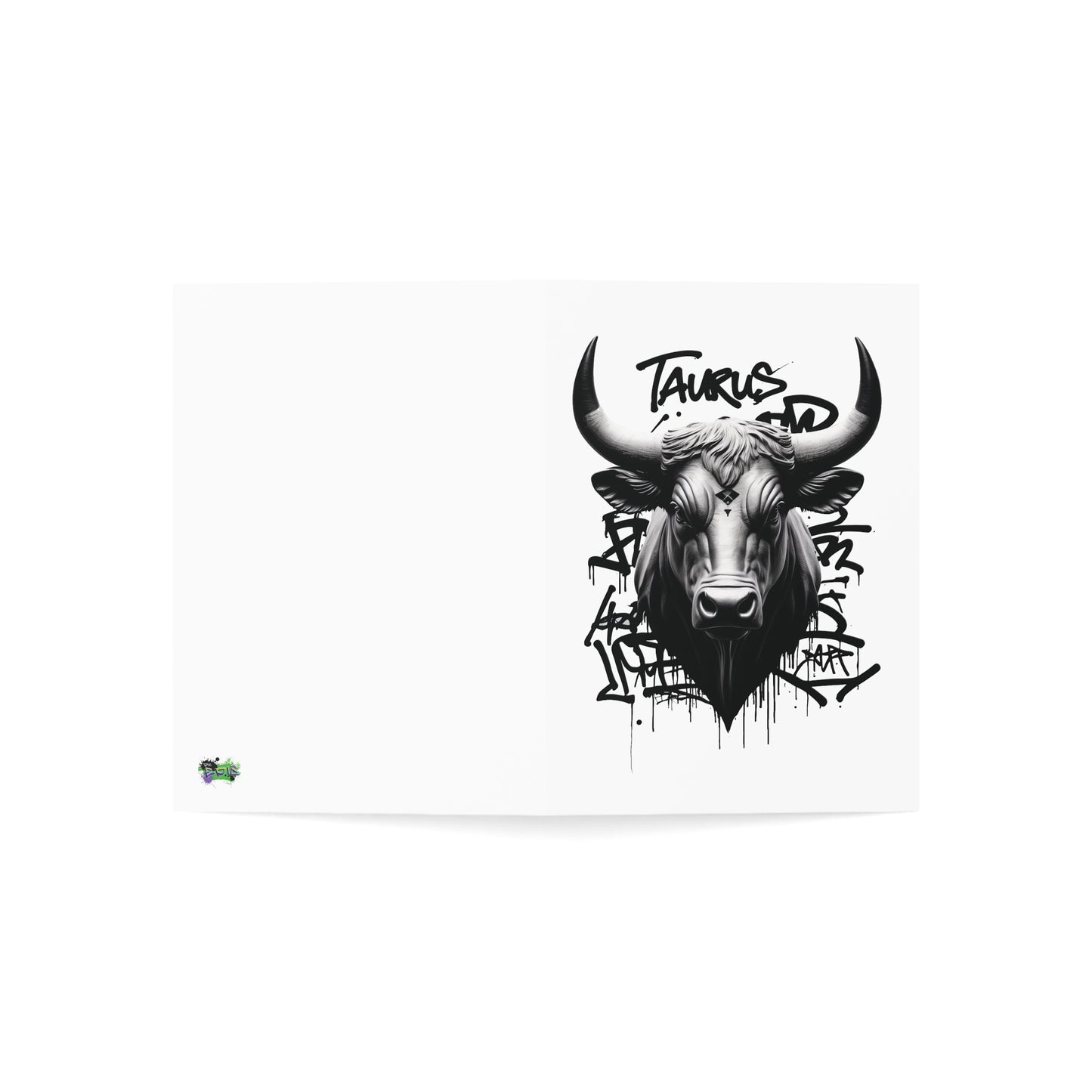 Zodiac Taurus Greeting Cards, Birthday Card Pack, Astrology Stationery Gift, Blank Inside for Personalized Message