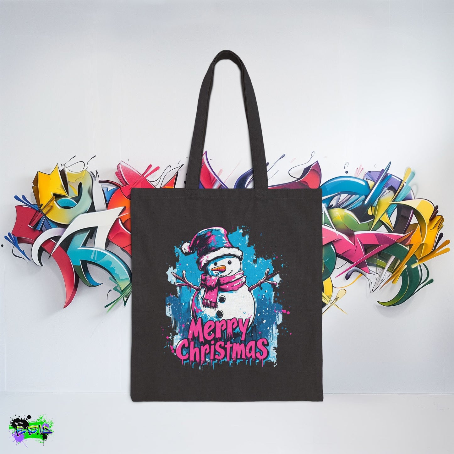Cotton Canvas Tote Bag - Chill and Merry - epicdsgn
