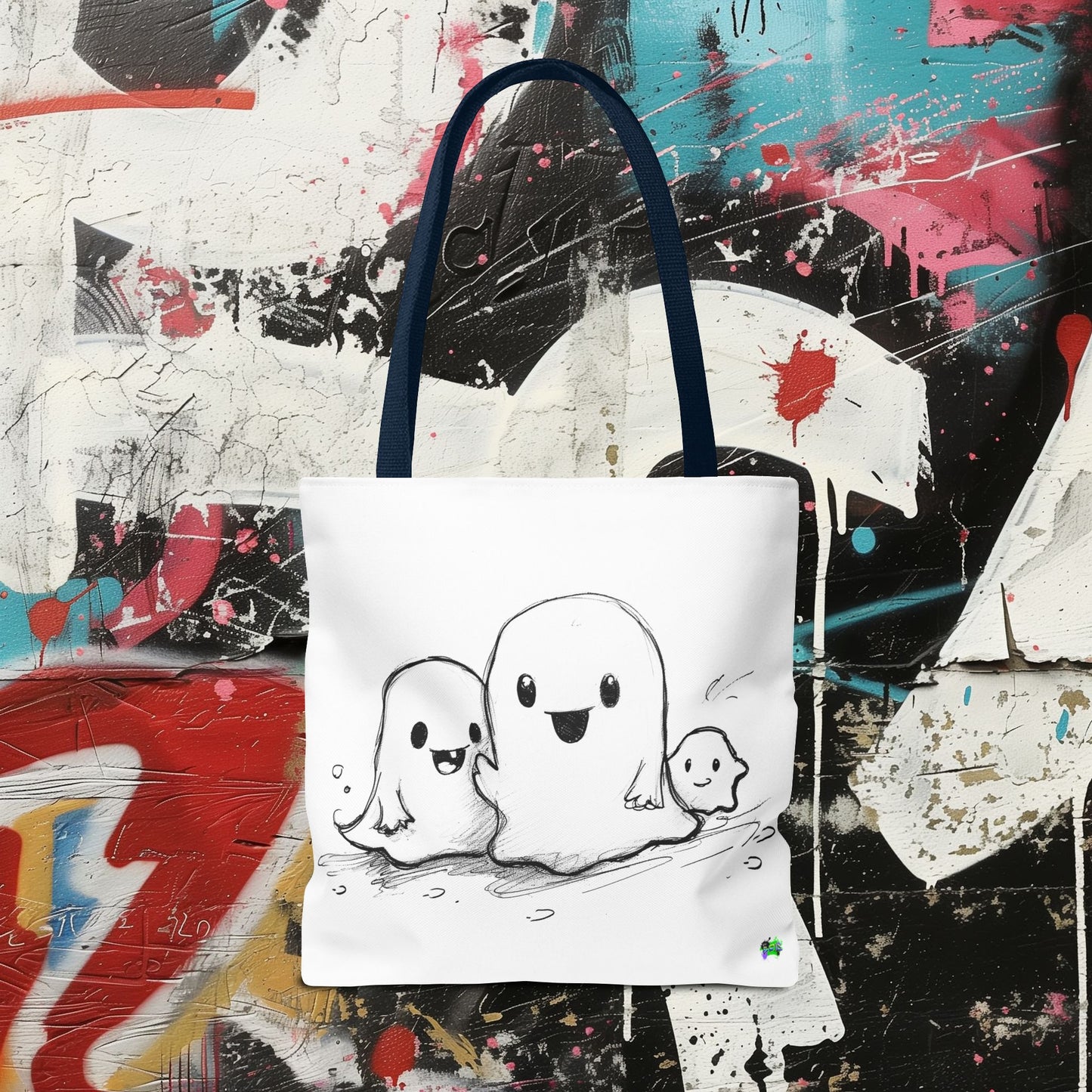 Tote Bag (AOP) - Ghosts - Halloween 2024 - Epicdsgn