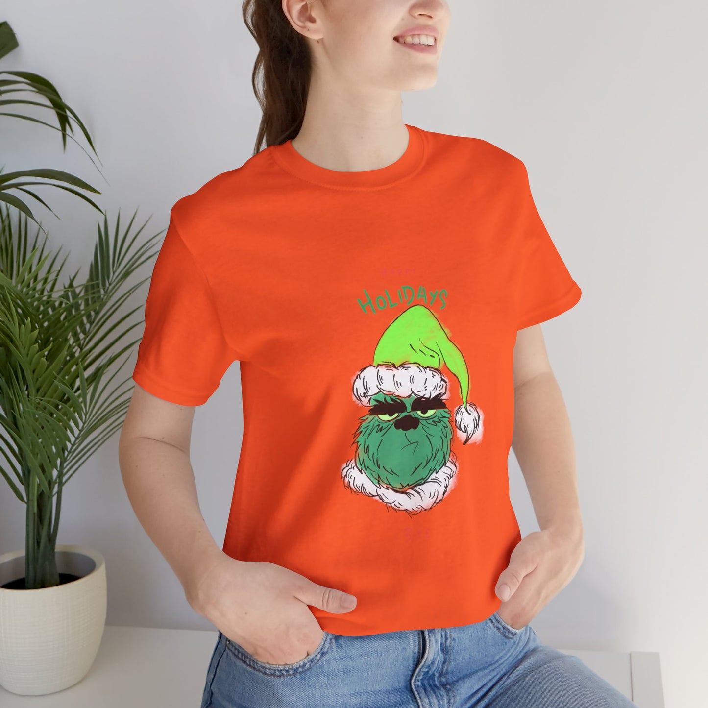 Grumpy Holiday - Unisex Jersey Short Sleeve Tee