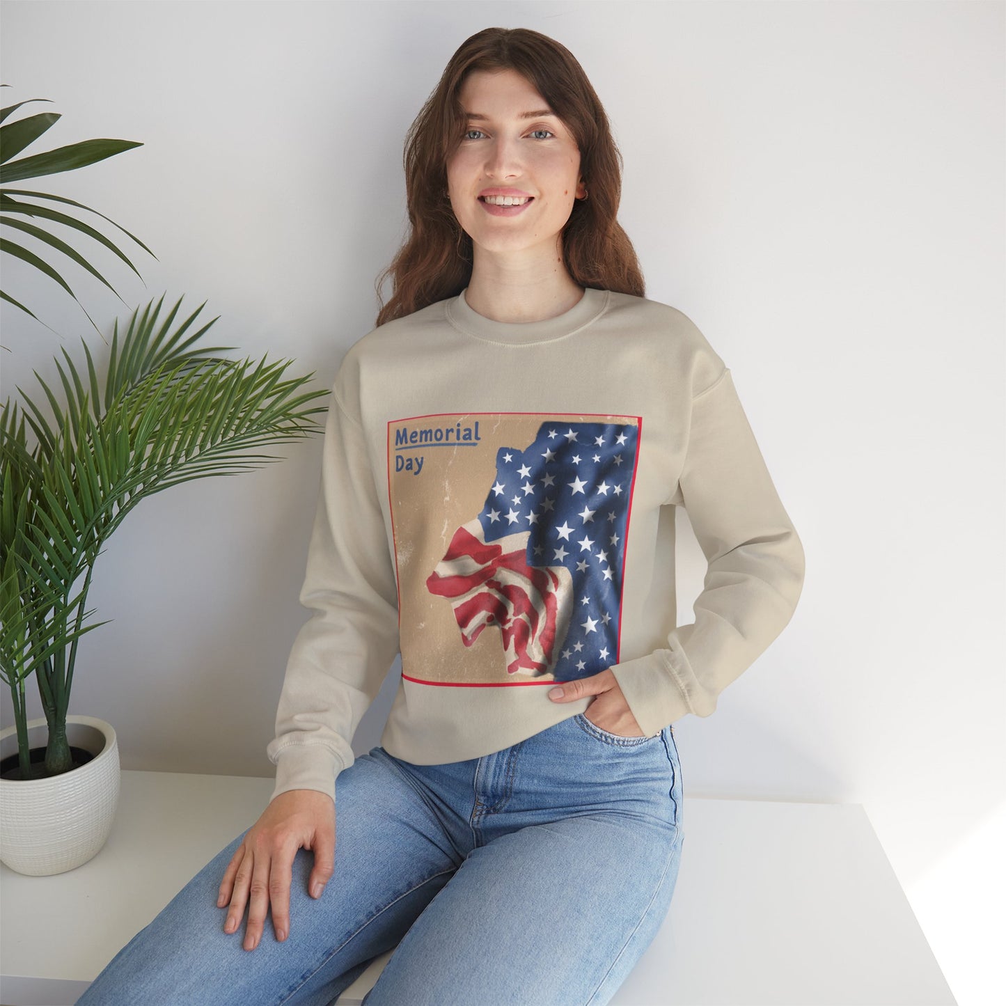 Unisex Heavy Blend™ Crewneck Sweatshirt - Memorial's Day
