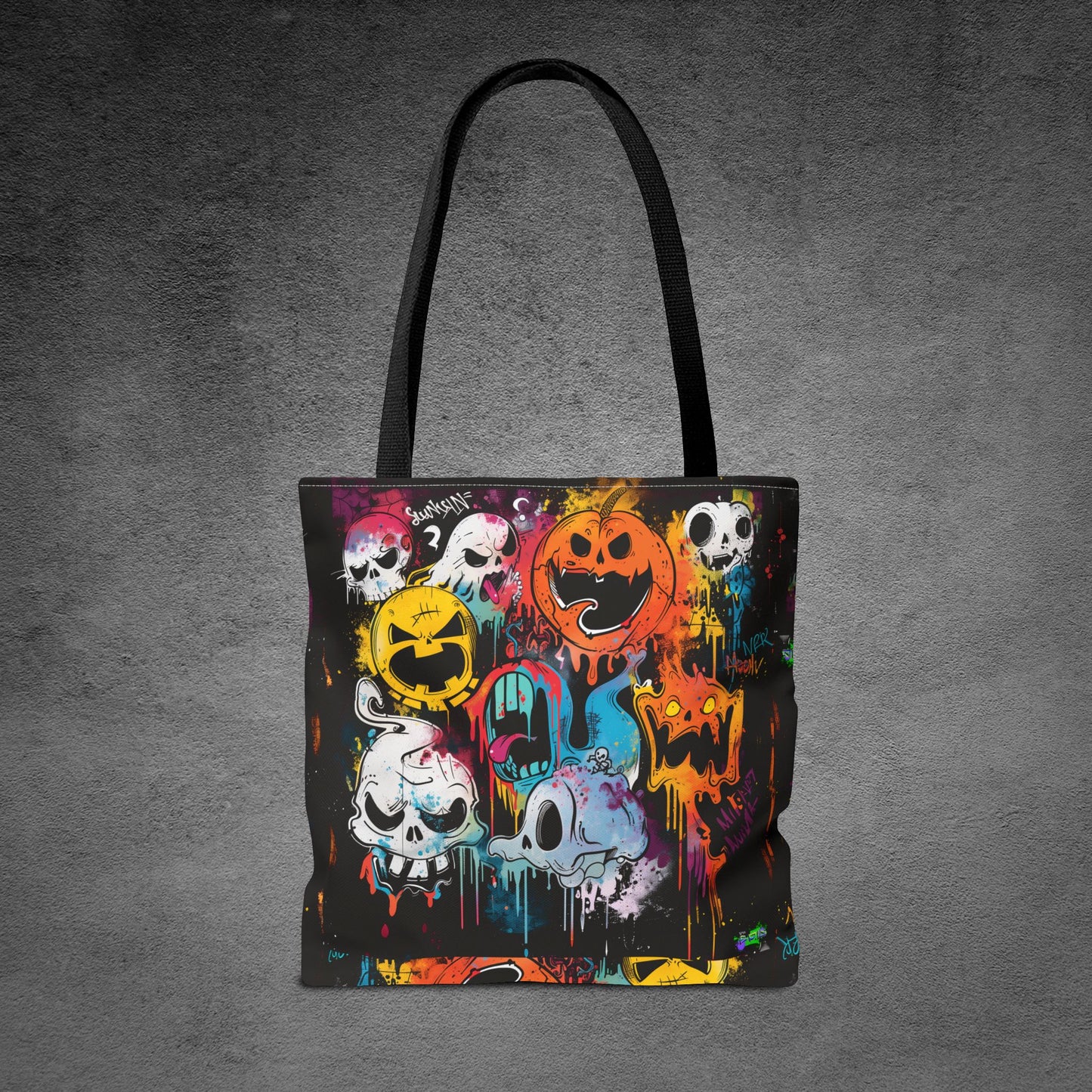 Tote Bag (AOP) - Laughing Pumpkin - Halloween 2024 - Epicdsgn