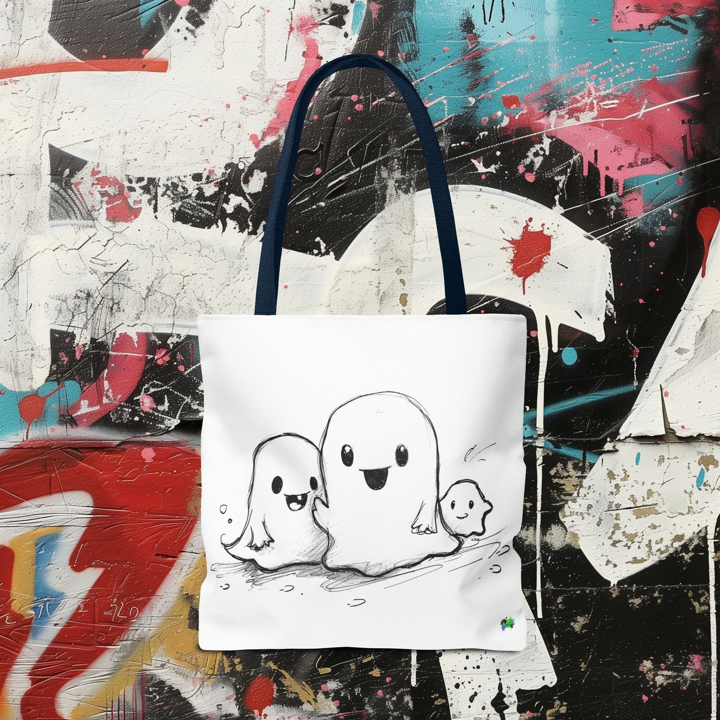 Tote Bag (AOP) - Ghosts - Halloween 2024 - Epicdsgn