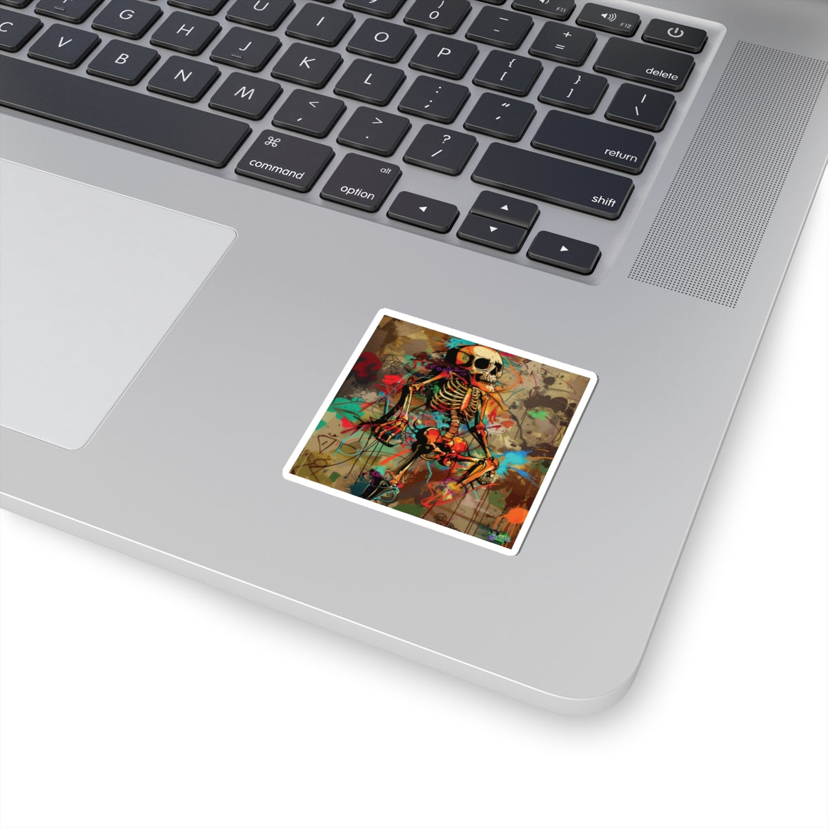 Kiss-Cut Stickers - Sleeping Skeleton - Halloween 2024 - Epicdsgn