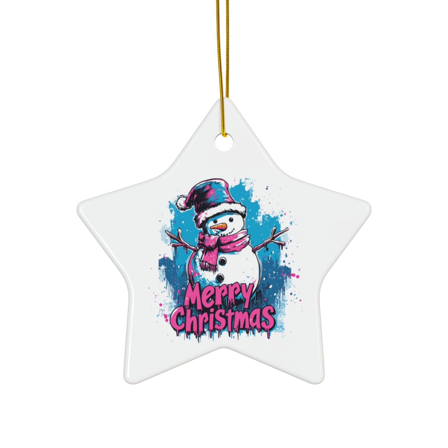 Ceramic Ornament, 4 Shapes - Chill and Merry - epicdsgn