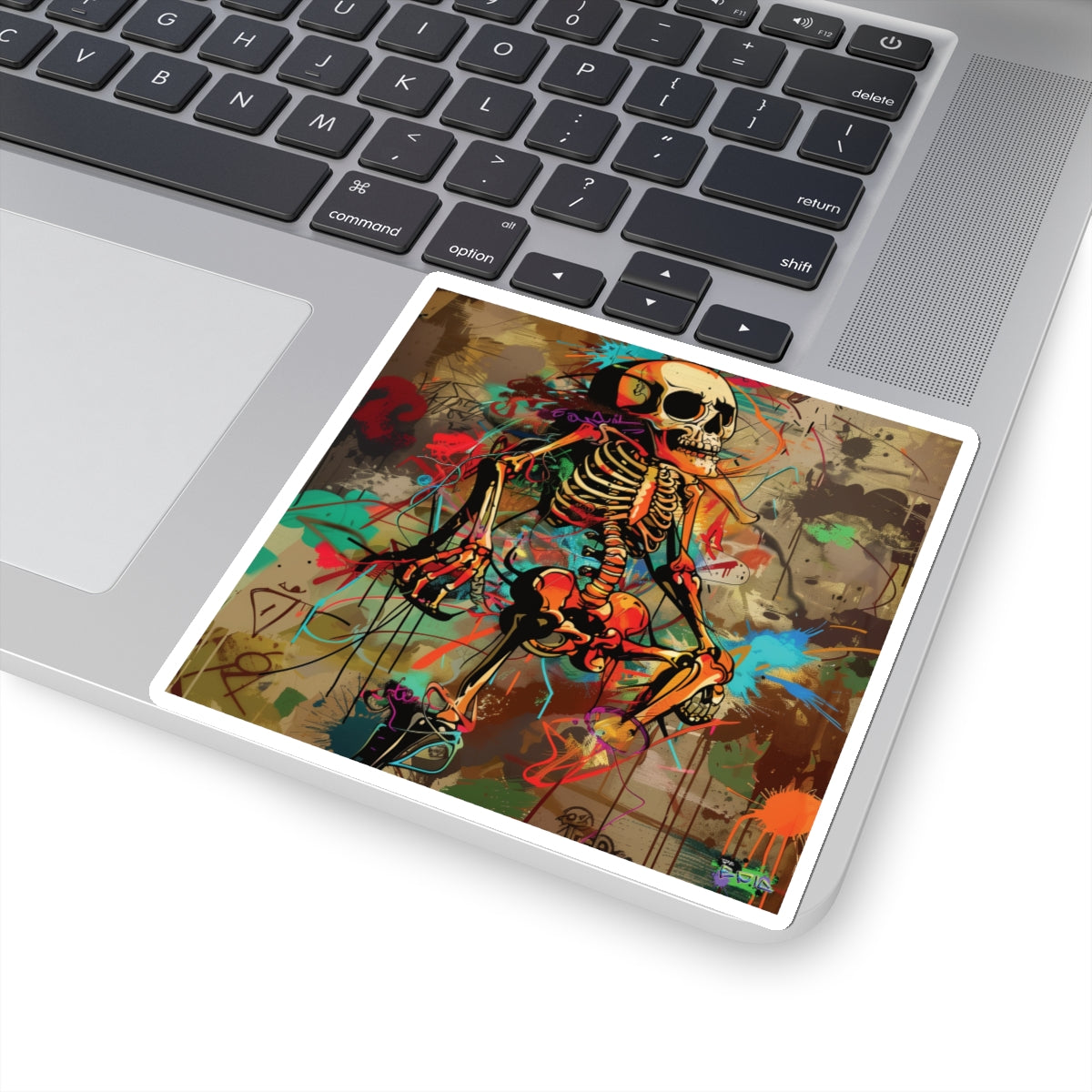 Kiss-Cut Stickers - Sleeping Skeleton - Halloween 2024 - Epicdsgn