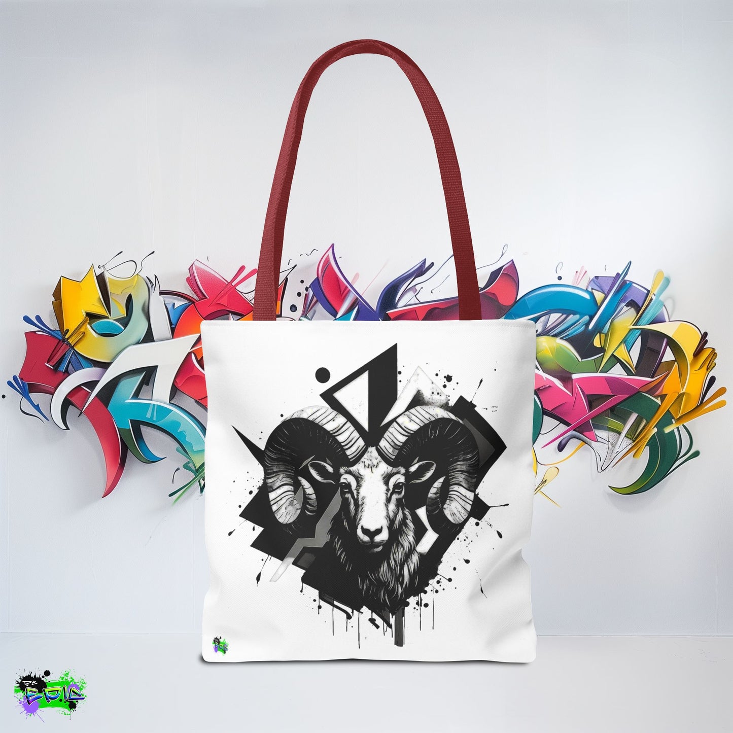 Zodiac Tote Bag, Aries Constellation Eco-Friendly Reusable Canvas Shopping Bag - Astrology Gift, Horoscope Handbag, Star Sign Market Tote,