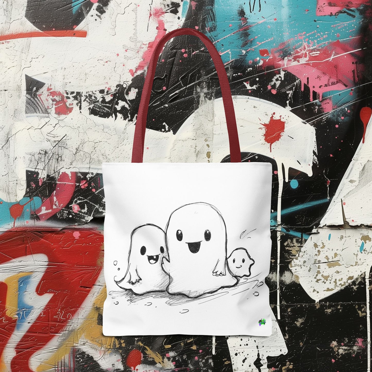 Tote Bag (AOP) - Ghosts - Halloween 2024 - Epicdsgn