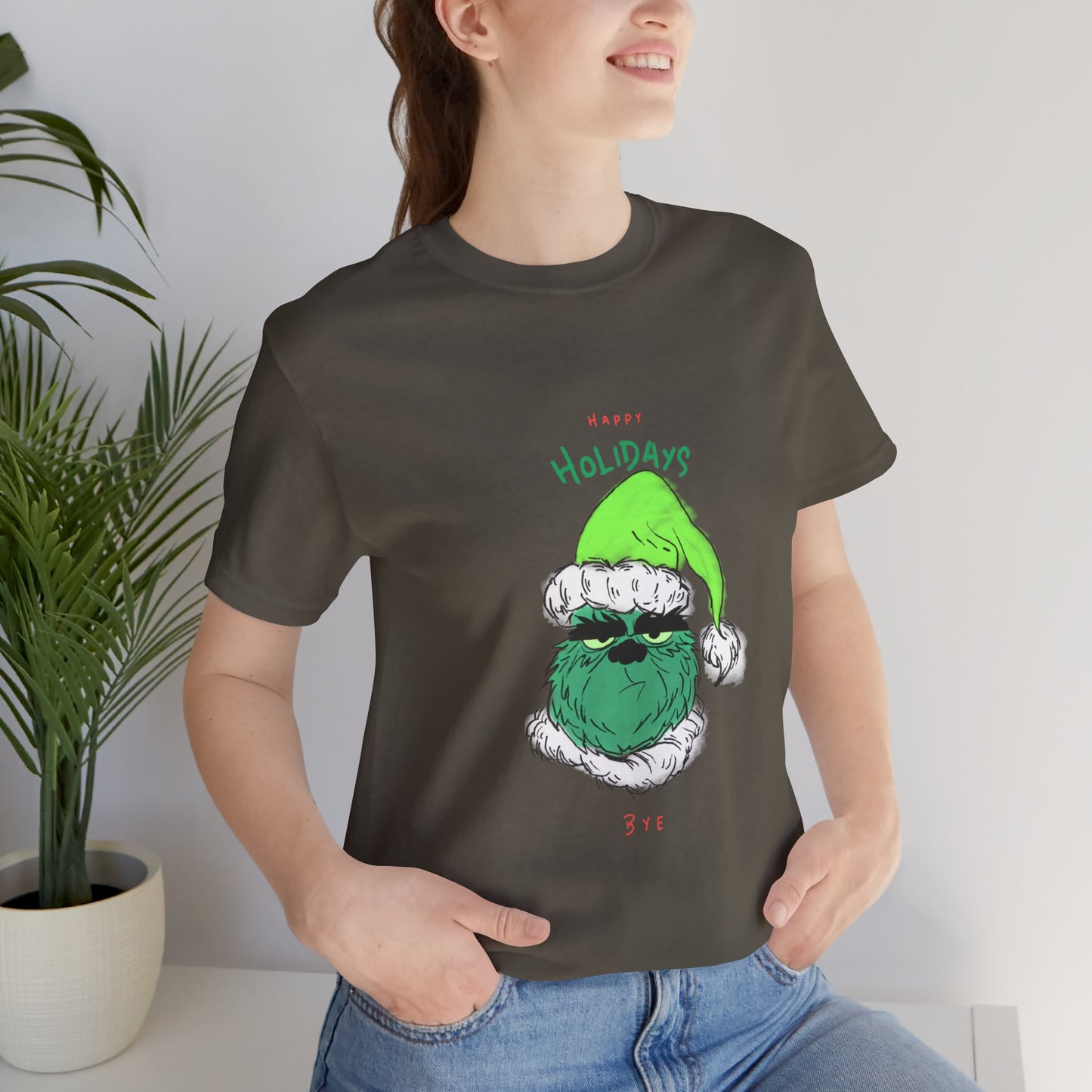 Grumpy Holiday - Unisex Jersey Short Sleeve Tee