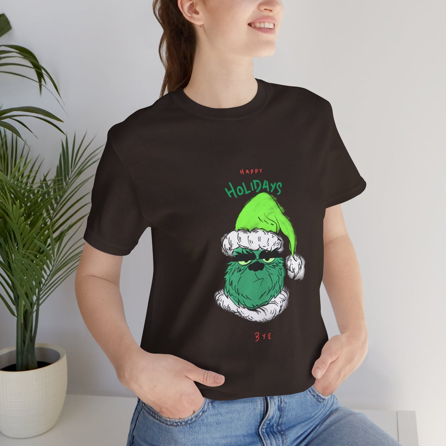 Grumpy Holiday - Unisex Jersey Short Sleeve Tee