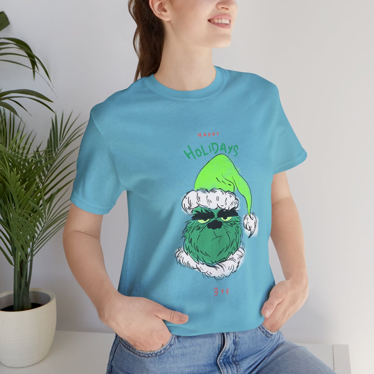 Grumpy Holiday - Unisex Jersey Short Sleeve Tee