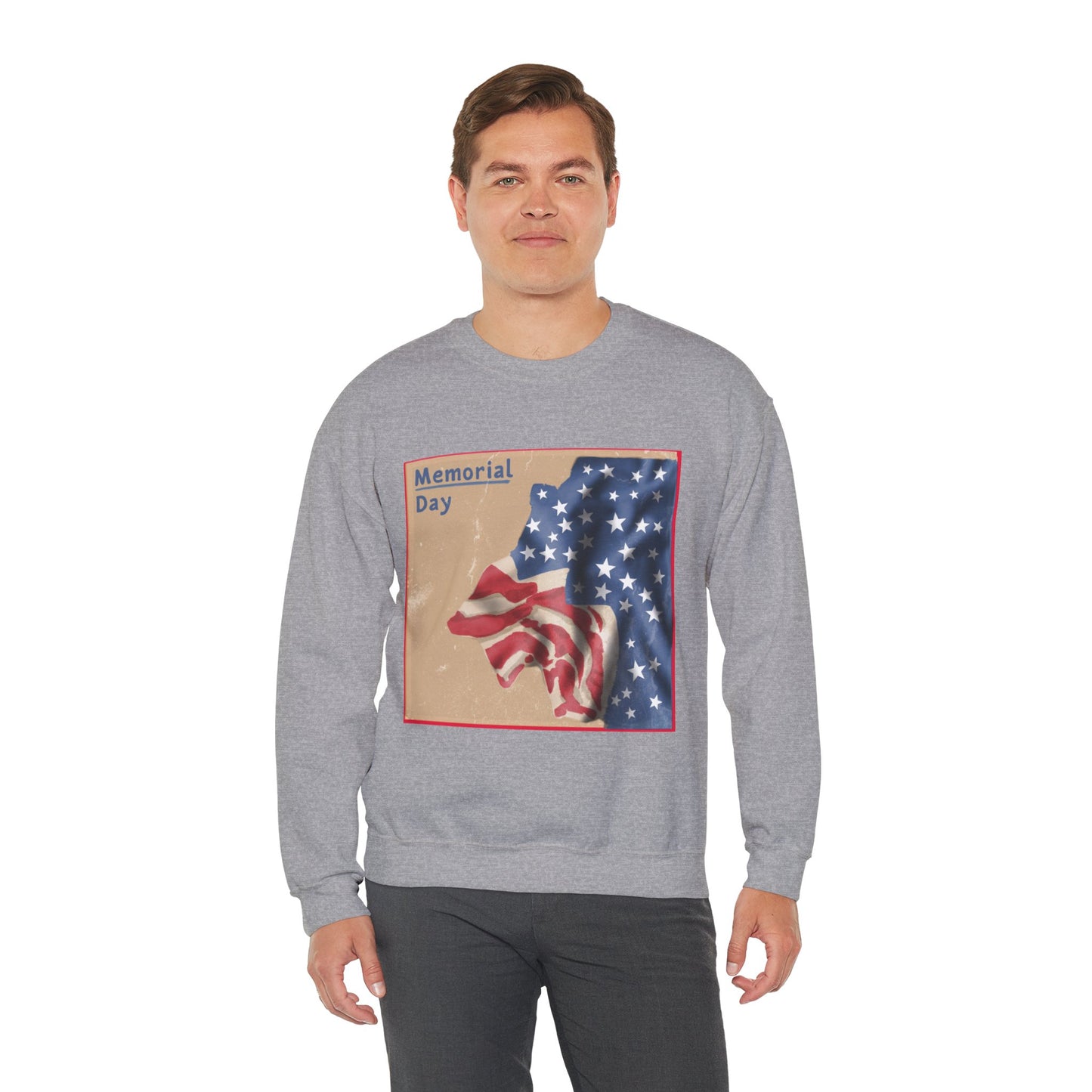 Unisex Heavy Blend™ Crewneck Sweatshirt - Memorial's Day