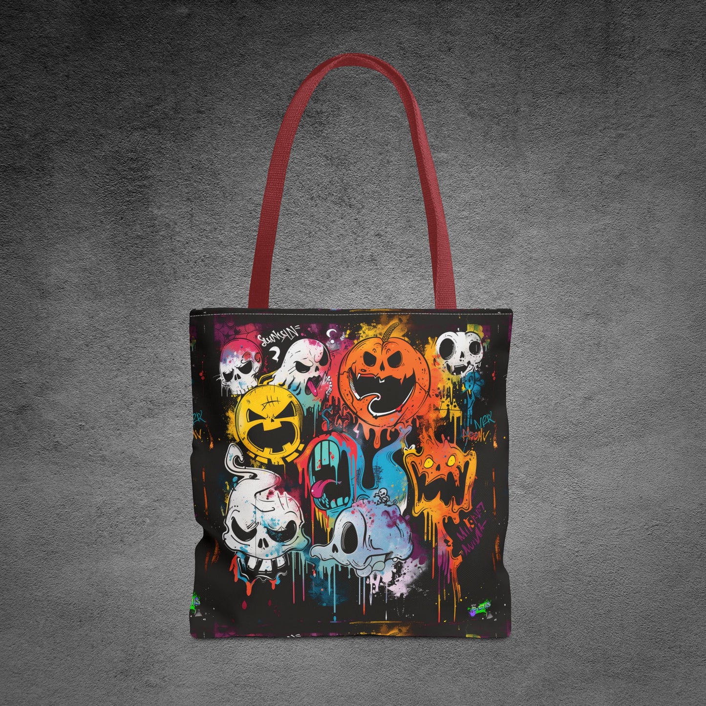 Tote Bag (AOP) - Laughing Pumpkin - Halloween 2024 - Epicdsgn