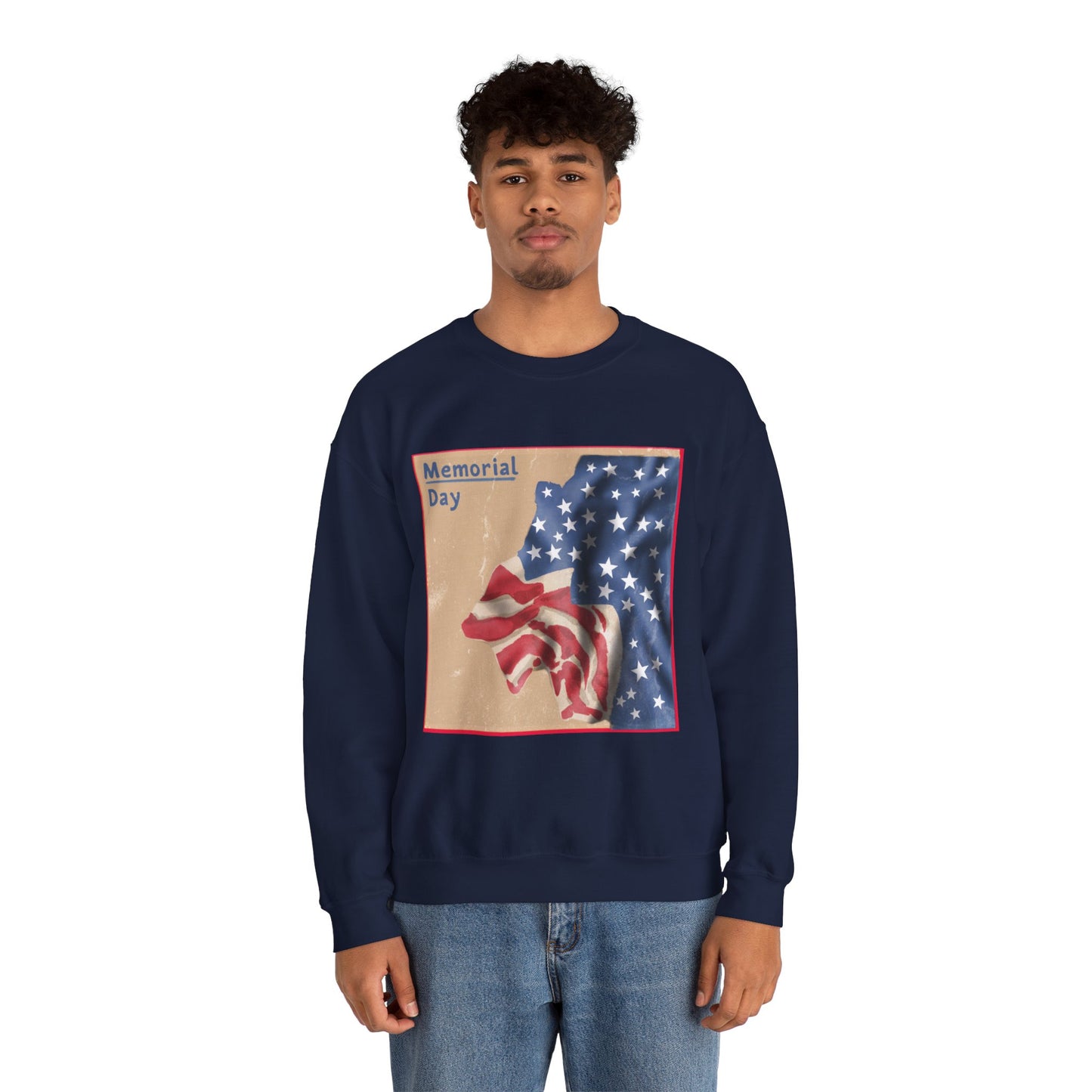 Unisex Heavy Blend™ Crewneck Sweatshirt - Memorial's Day