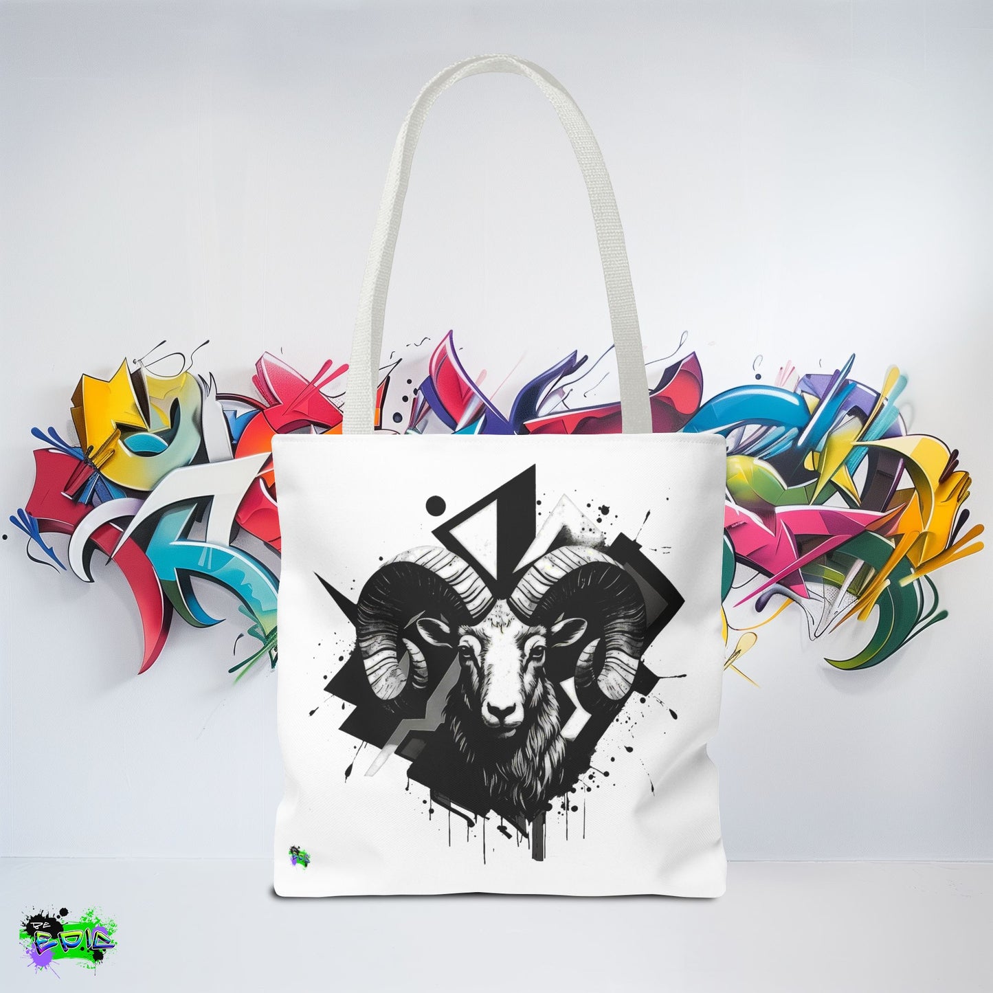 Zodiac Tote Bag, Aries Constellation Eco-Friendly Reusable Canvas Shopping Bag - Astrology Gift, Horoscope Handbag, Star Sign Market Tote,