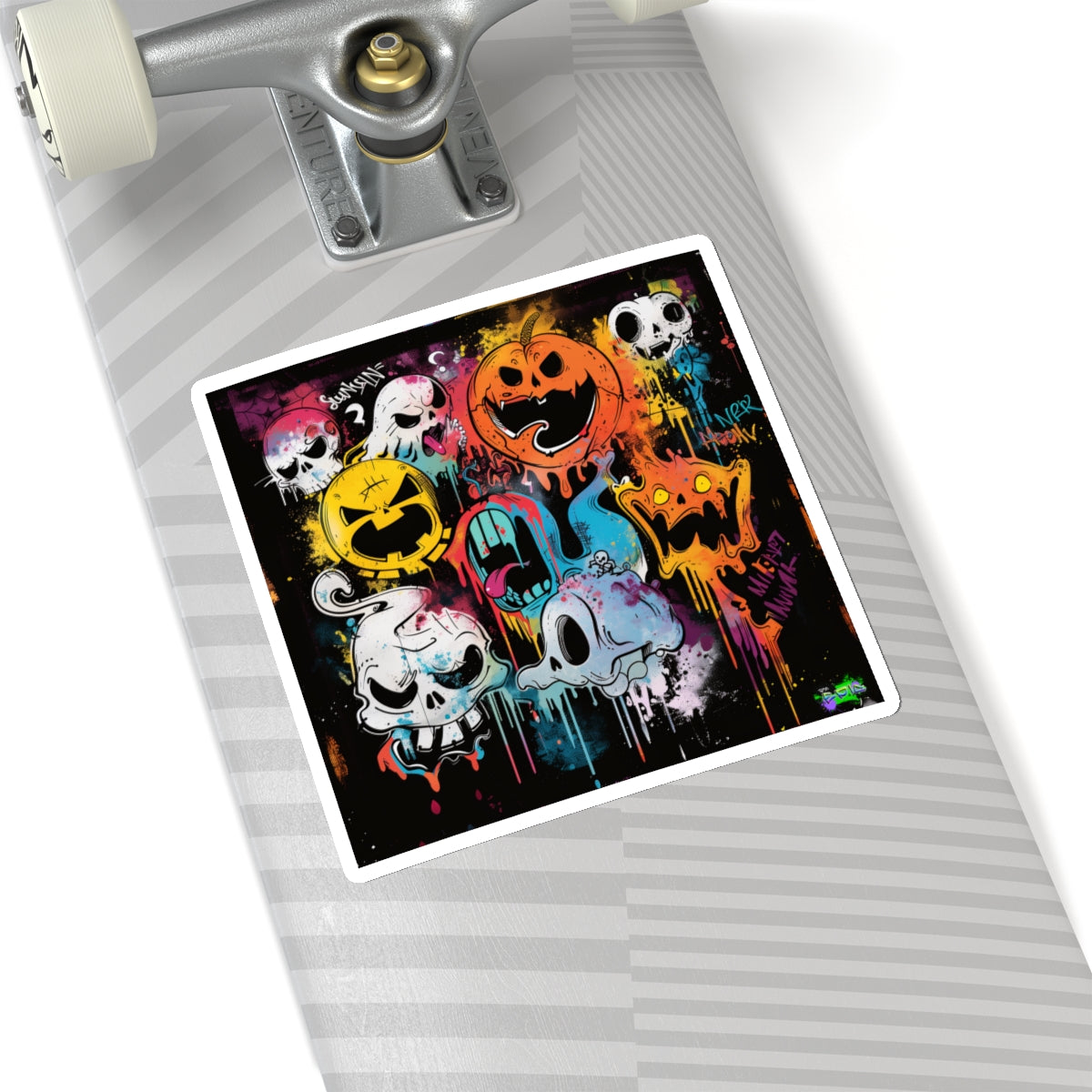 Kiss-Cut Stickers - Laughing Pumpkin - Halloween 2024 - Epicdsgn