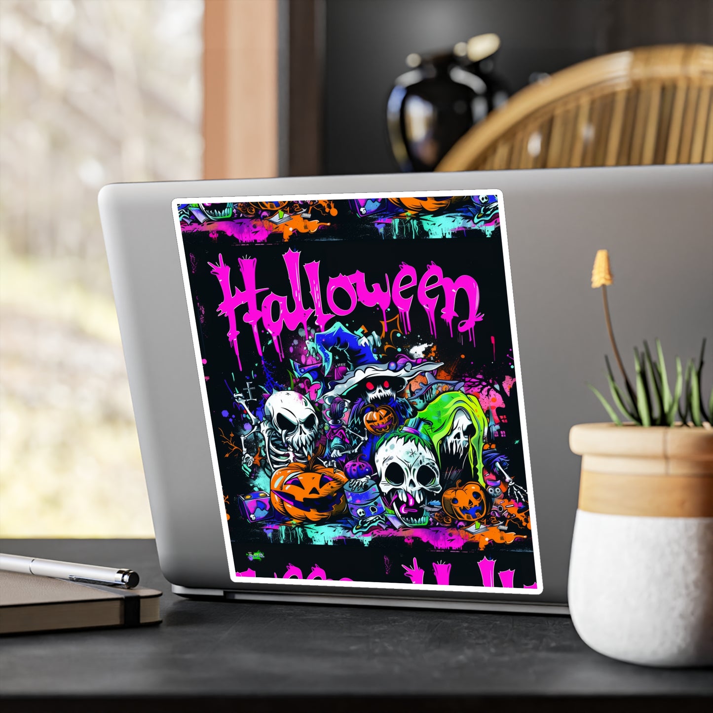 Kiss-Cut Vinyl Decals - Scary Halloween - Halloween 2024 - Epicdsgn