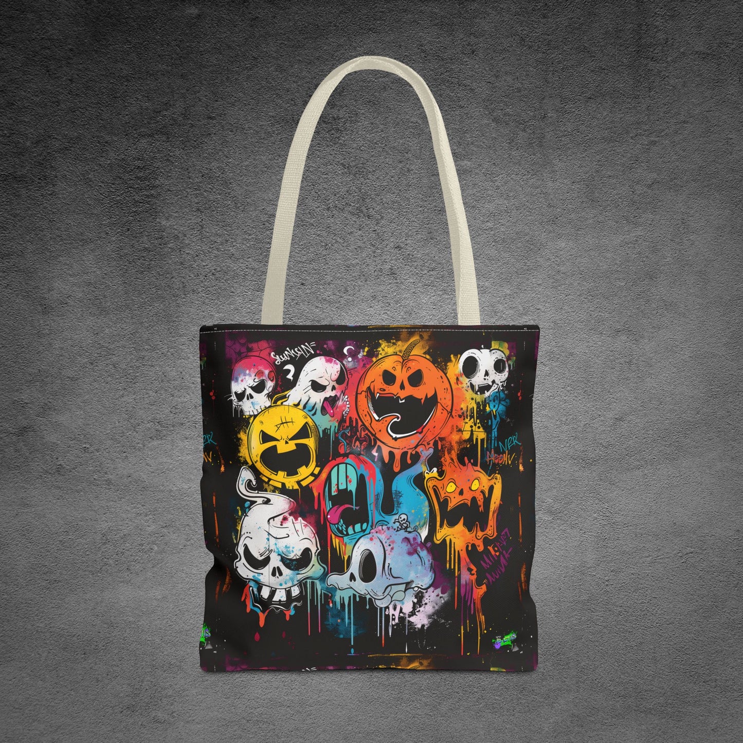 Tote Bag (AOP) - Laughing Pumpkin - Halloween 2024 - Epicdsgn
