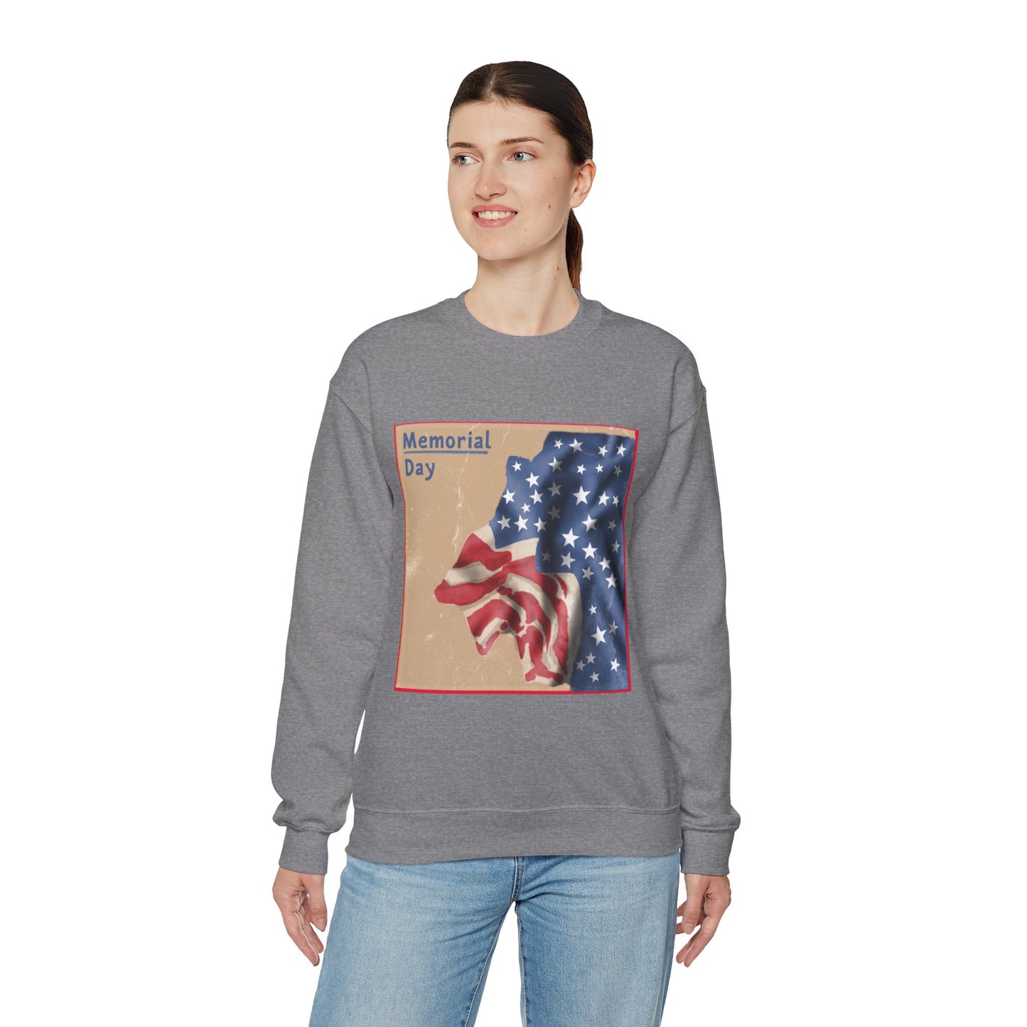 Unisex Heavy Blend™ Crewneck Sweatshirt - Memorial's Day