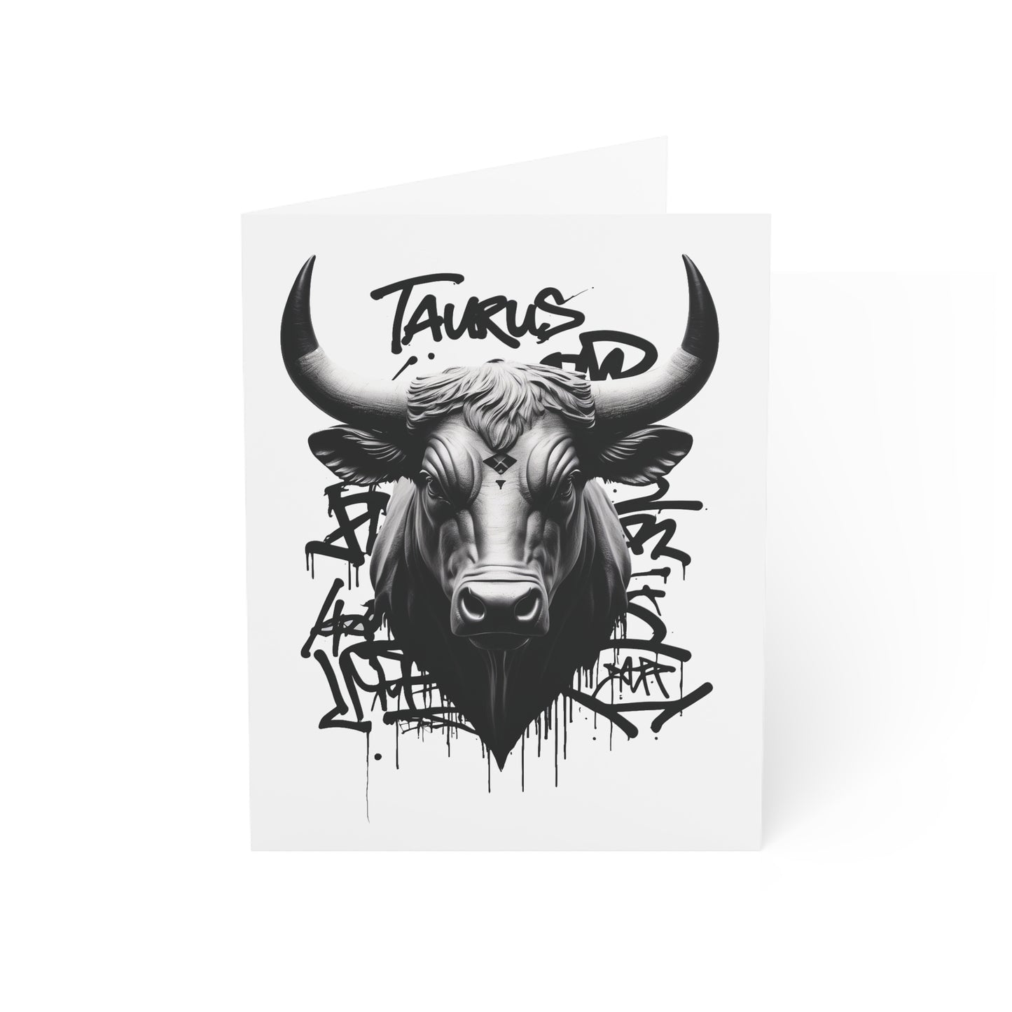 Zodiac Taurus Greeting Cards, Birthday Card Pack, Astrology Stationery Gift, Blank Inside for Personalized Message