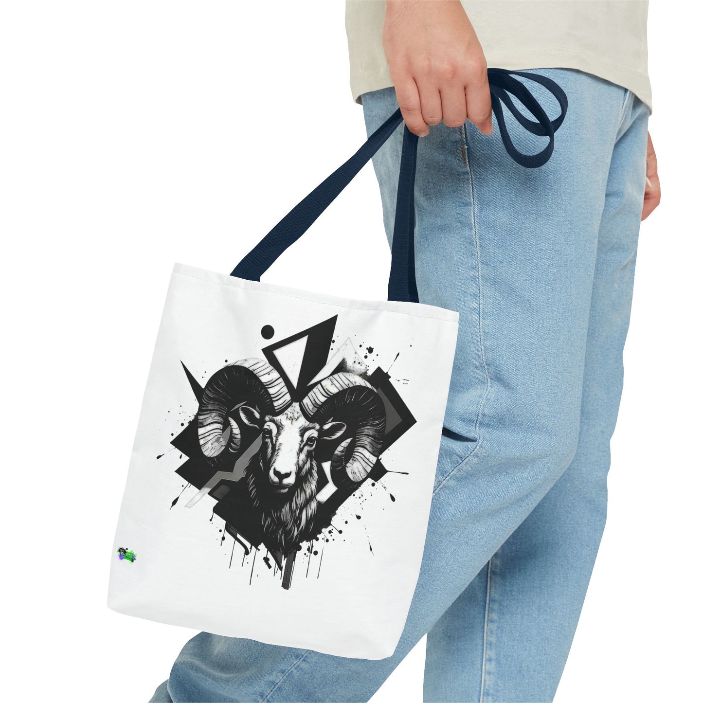 Zodiac Tote Bag, Aries Constellation Eco-Friendly Reusable Canvas Shopping Bag - Astrology Gift, Horoscope Handbag, Star Sign Market Tote,