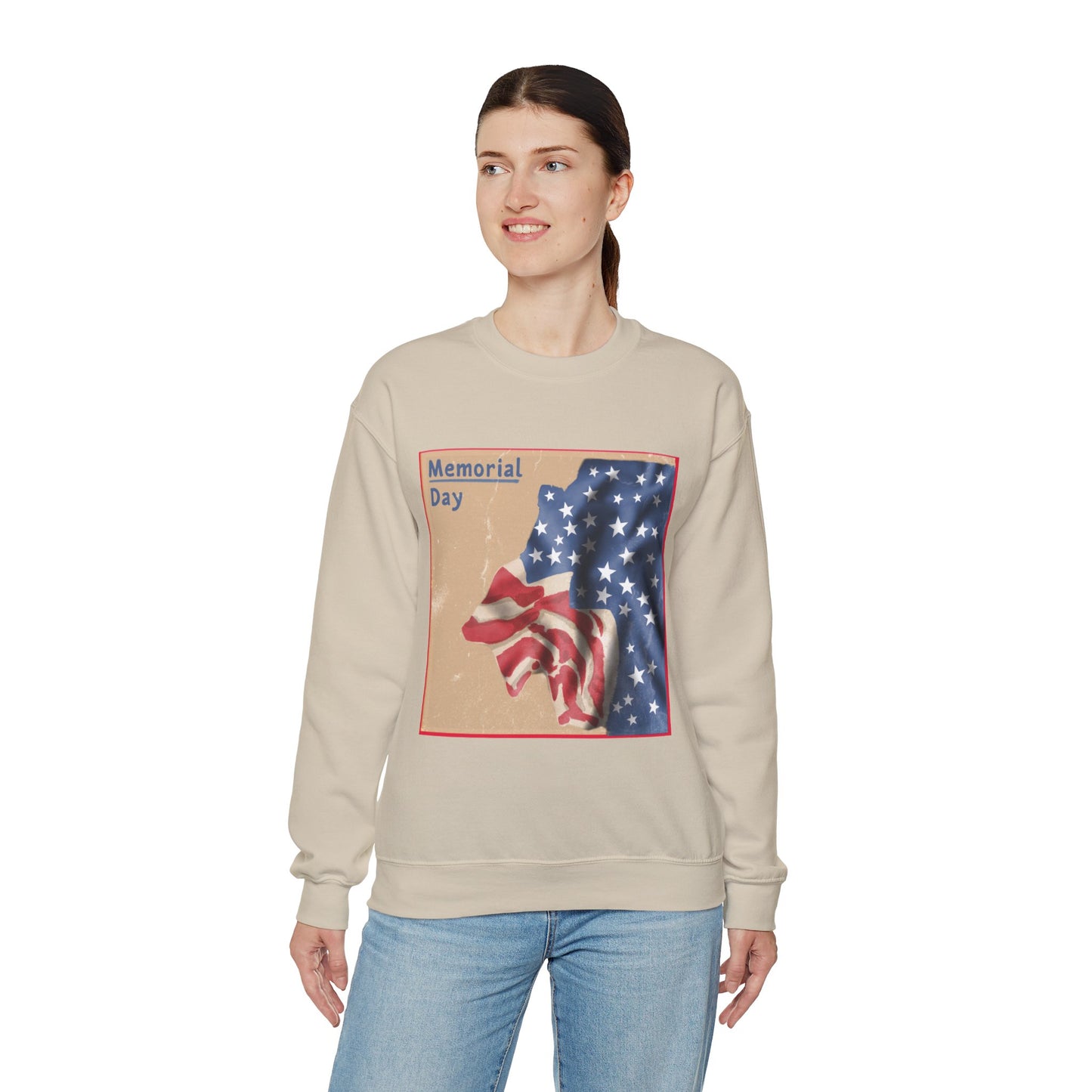 Unisex Heavy Blend™ Crewneck Sweatshirt - Memorial's Day