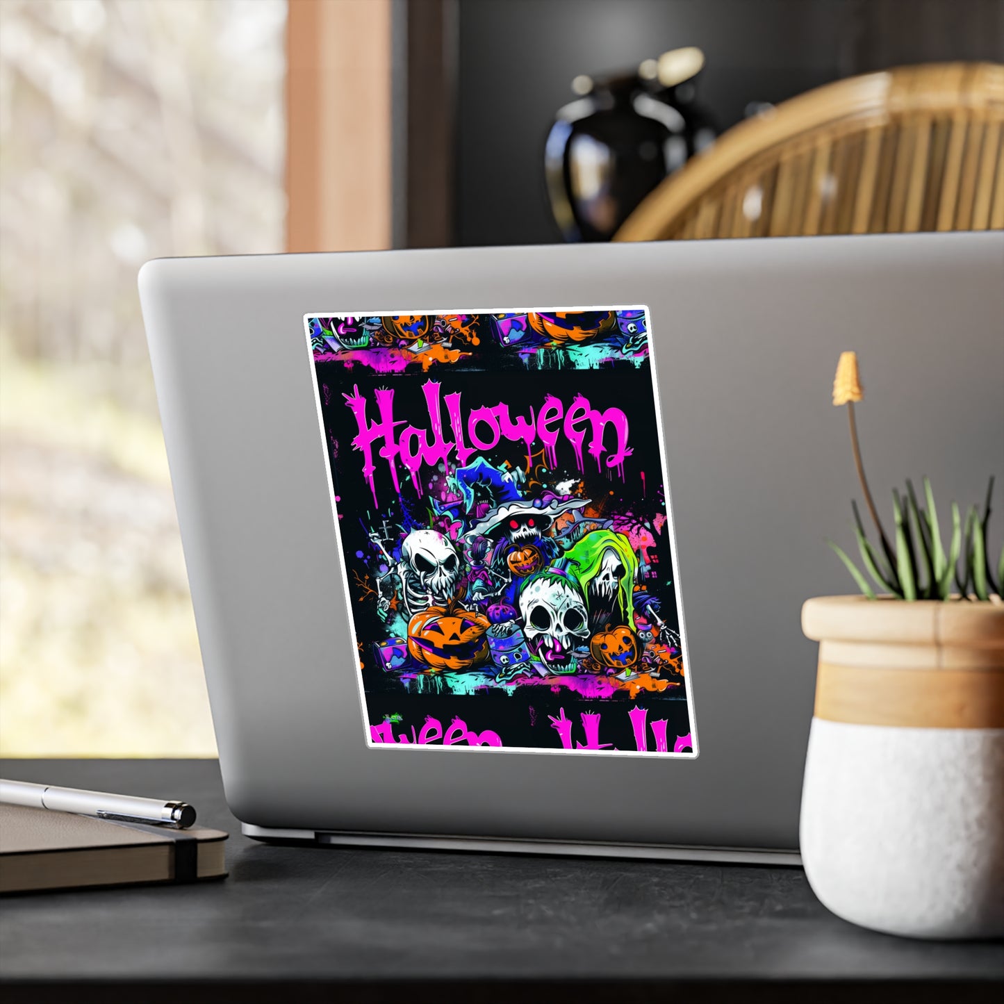 Kiss-Cut Vinyl Decals - Scary Halloween - Halloween 2024 - Epicdsgn