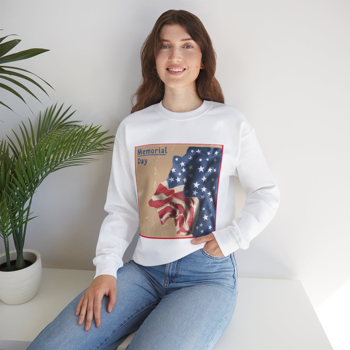 Unisex Heavy Blend™ Crewneck Sweatshirt - Memorial's Day