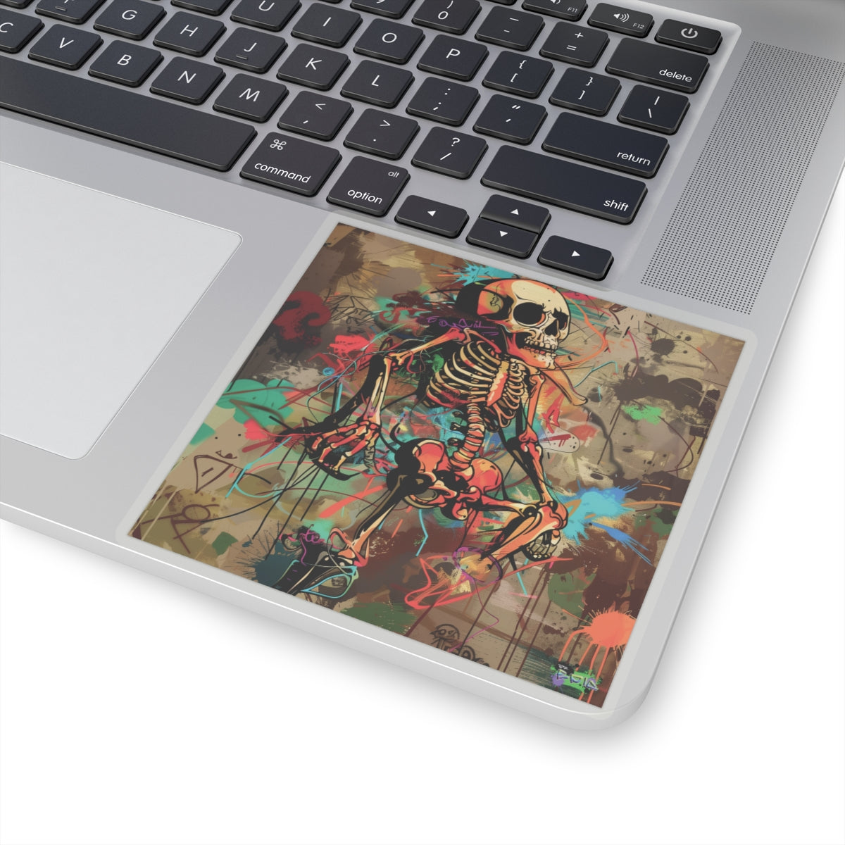 Kiss-Cut Stickers - Sleeping Skeleton - Halloween 2024 - Epicdsgn