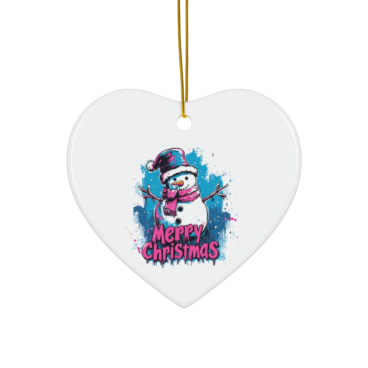 Ceramic Ornament, 4 Shapes - Chill and Merry - epicdsgn