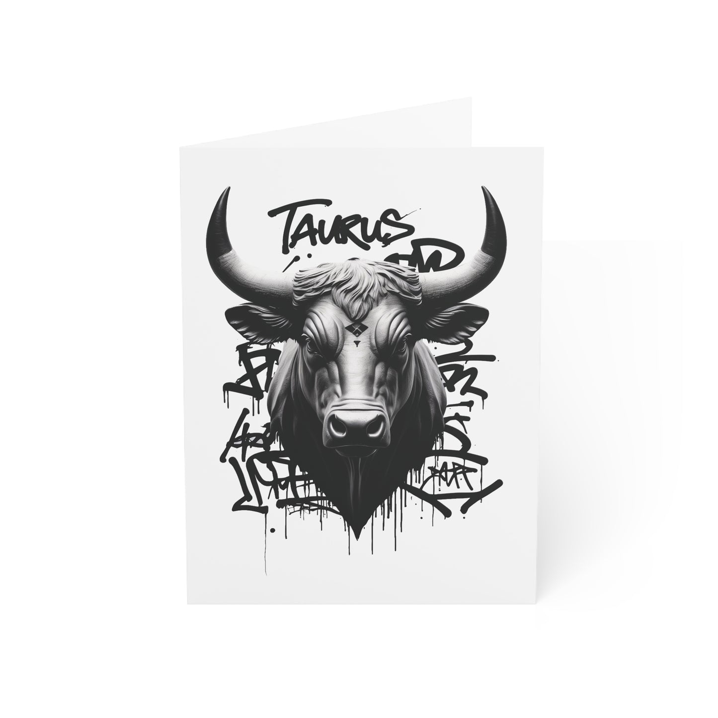 Zodiac Taurus Greeting Cards, Birthday Card Pack, Astrology Stationery Gift, Blank Inside for Personalized Message