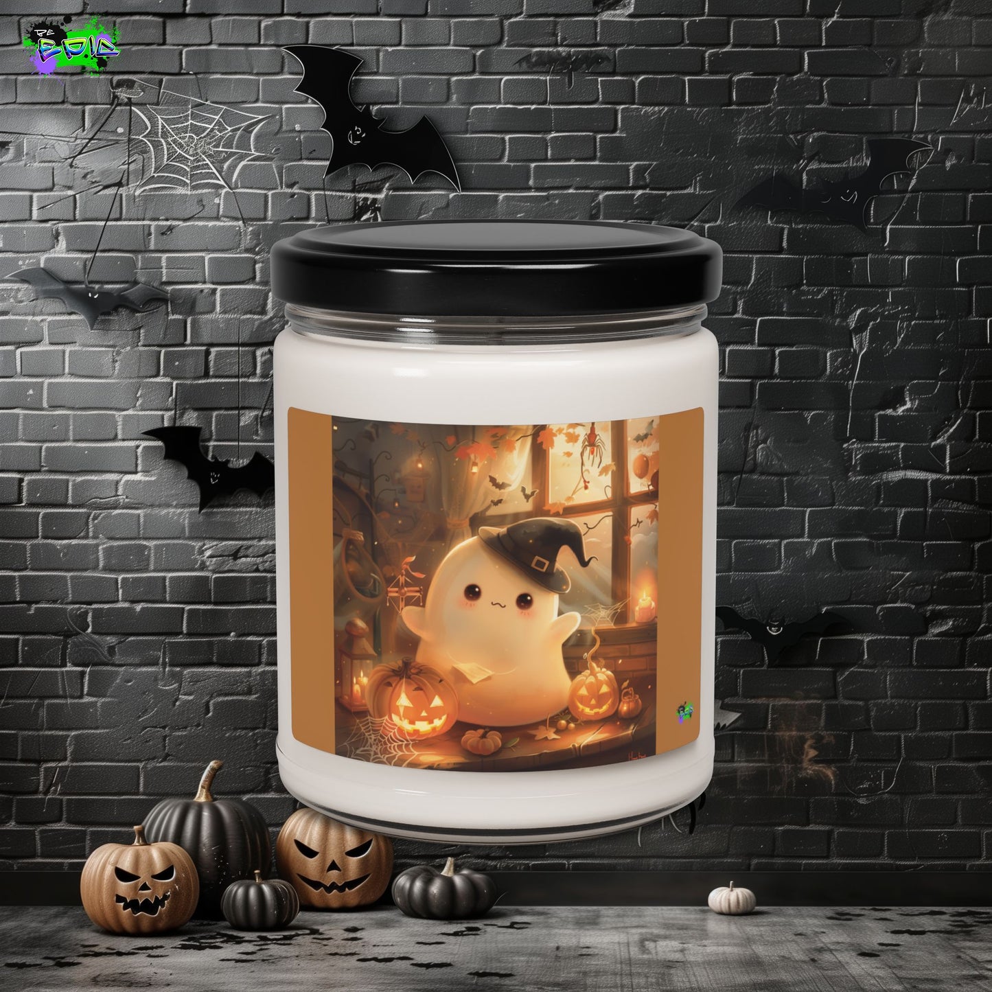 Scented Soy Candle, 9oz - Not-so-scary Halloween 04 - Halloween 2024 - Epicdsgn