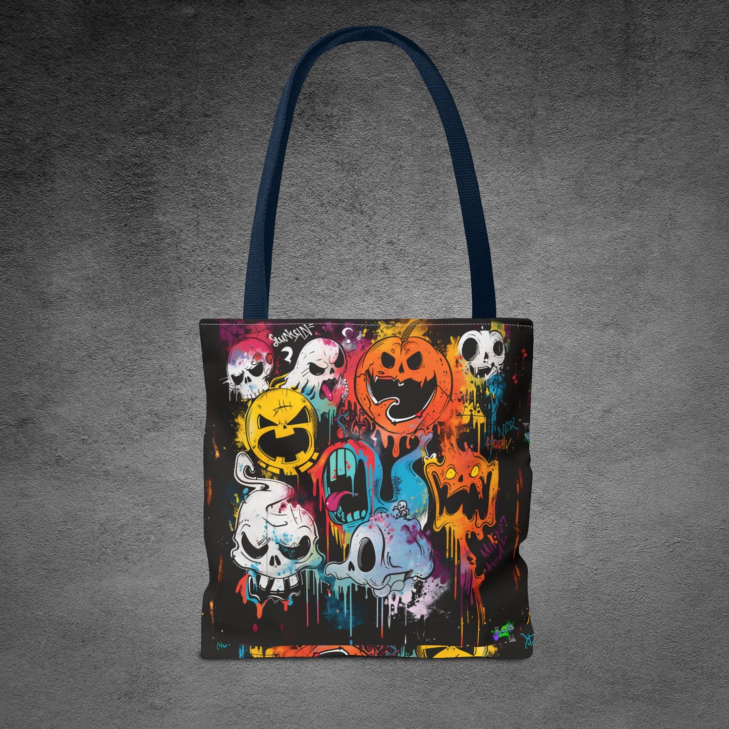 Tote Bag (AOP) - Laughing Pumpkin - Halloween 2024 - Epicdsgn