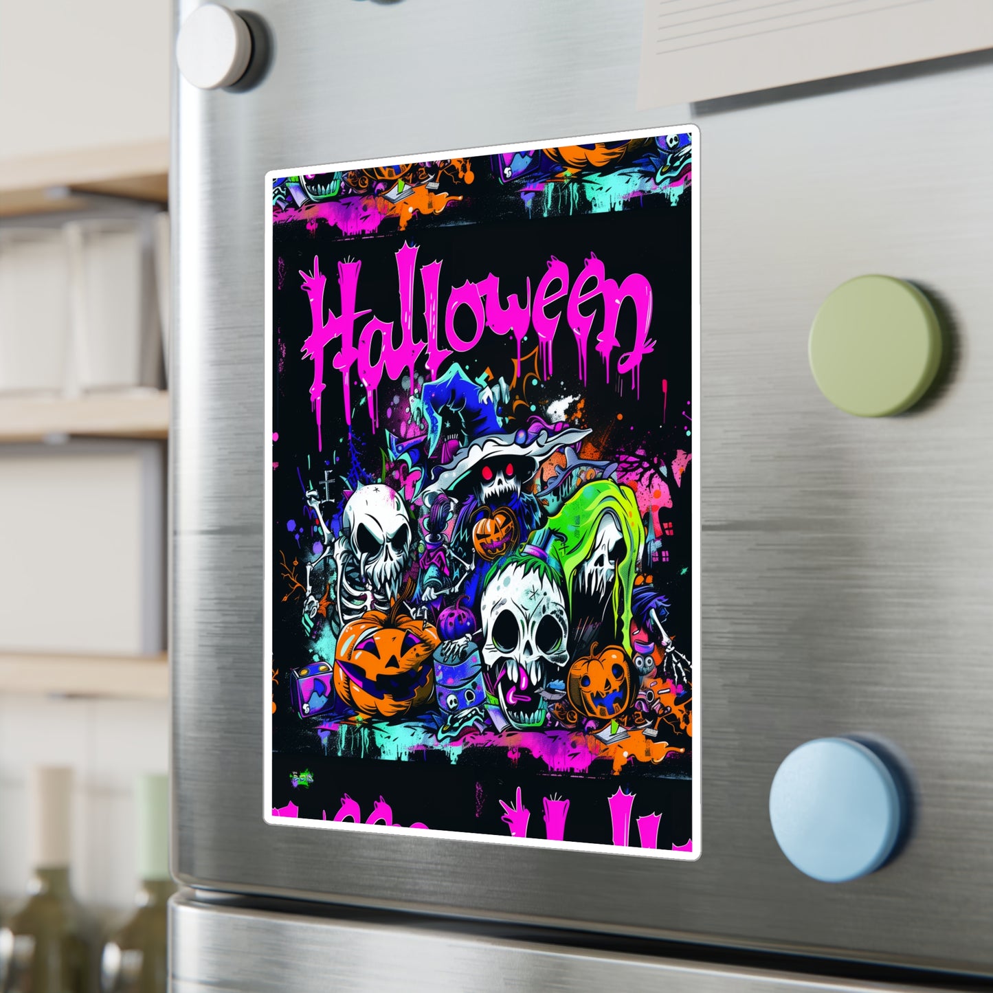 Kiss-Cut Vinyl Decals - Scary Halloween - Halloween 2024 - Epicdsgn