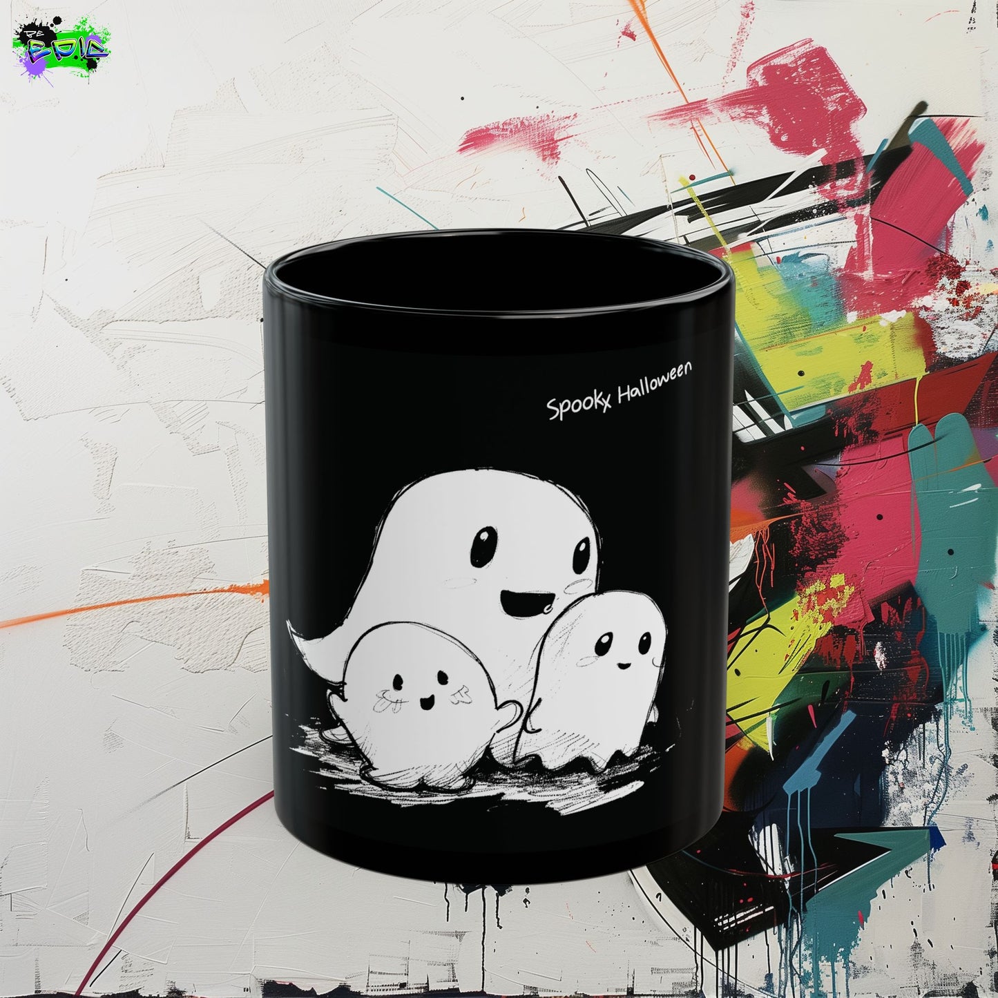 Black Mug (11oz, 15oz) - Spooky Halloween - Halloween 2024 - Epicdsgn