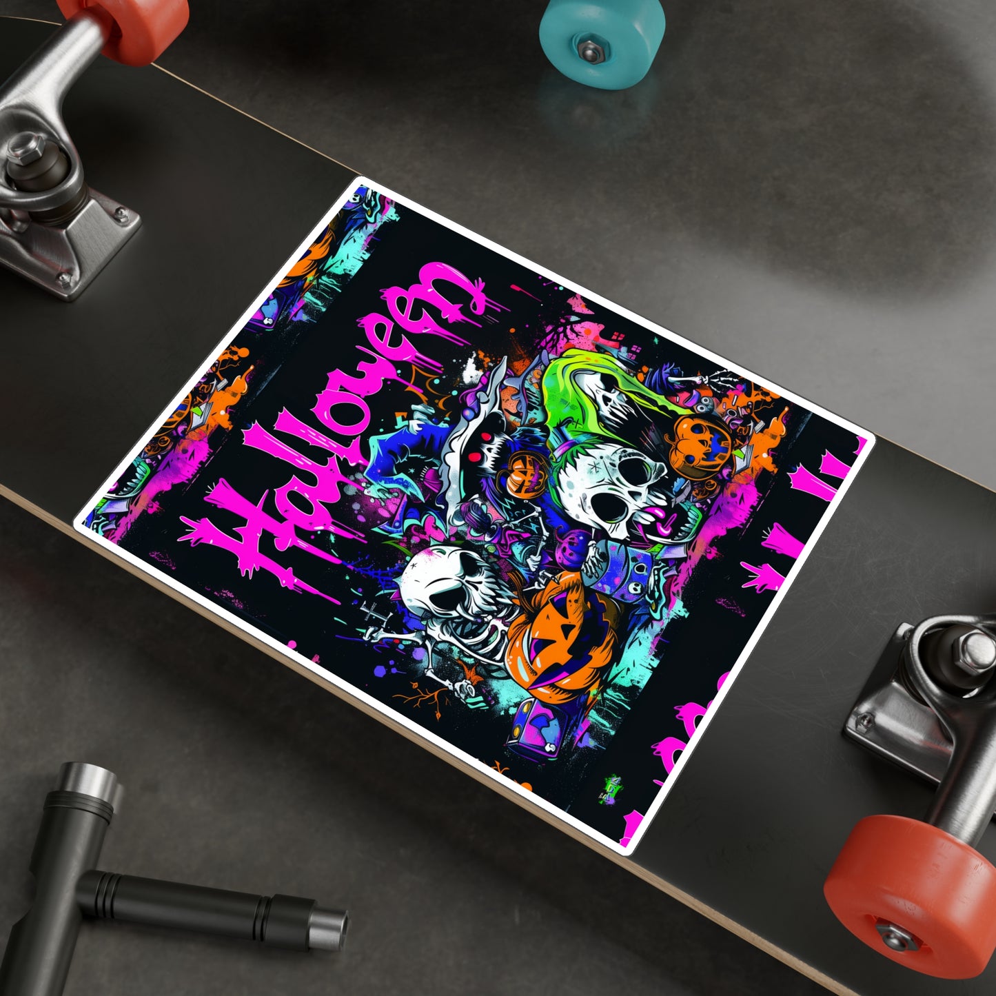 Kiss-Cut Vinyl Decals - Scary Halloween - Halloween 2024 - Epicdsgn