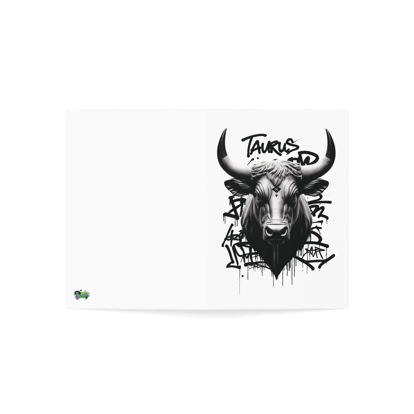 Zodiac Taurus Greeting Cards, Birthday Card Pack, Astrology Stationery Gift, Blank Inside for Personalized Message