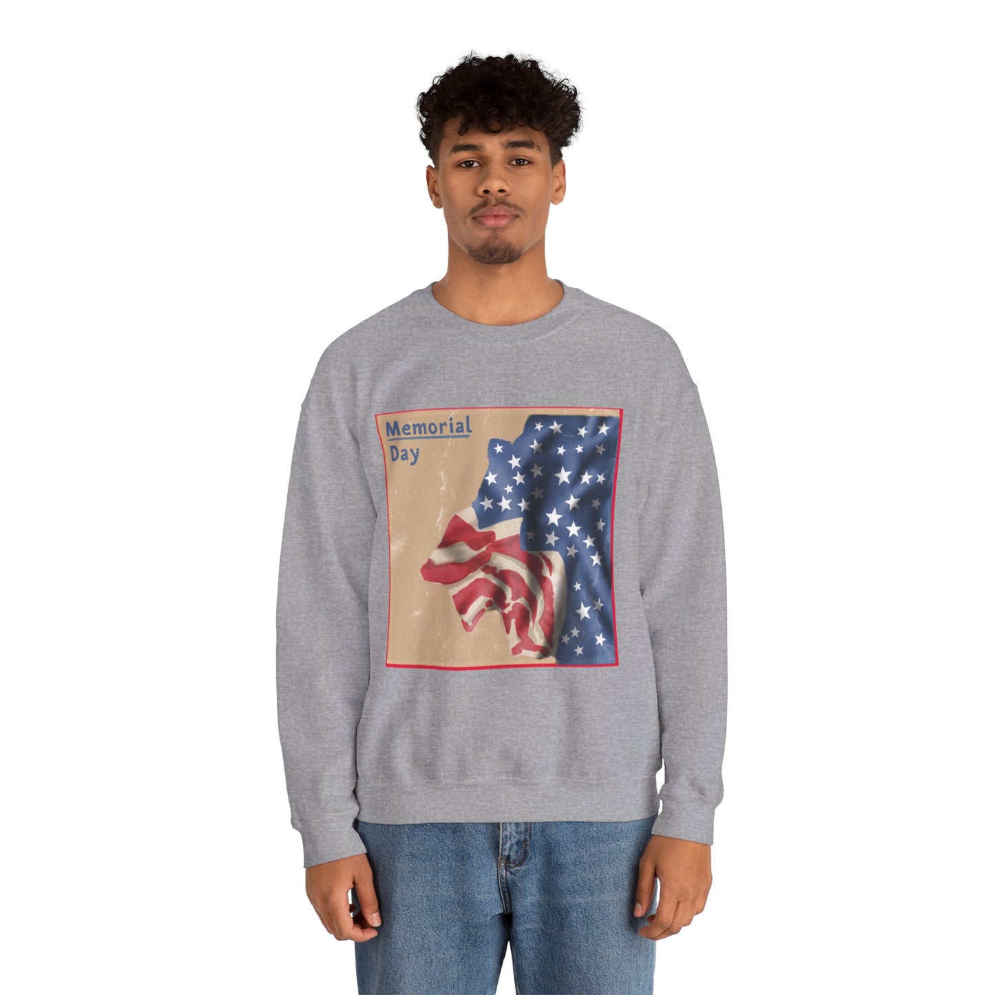Unisex Heavy Blend™ Crewneck Sweatshirt - Memorial's Day