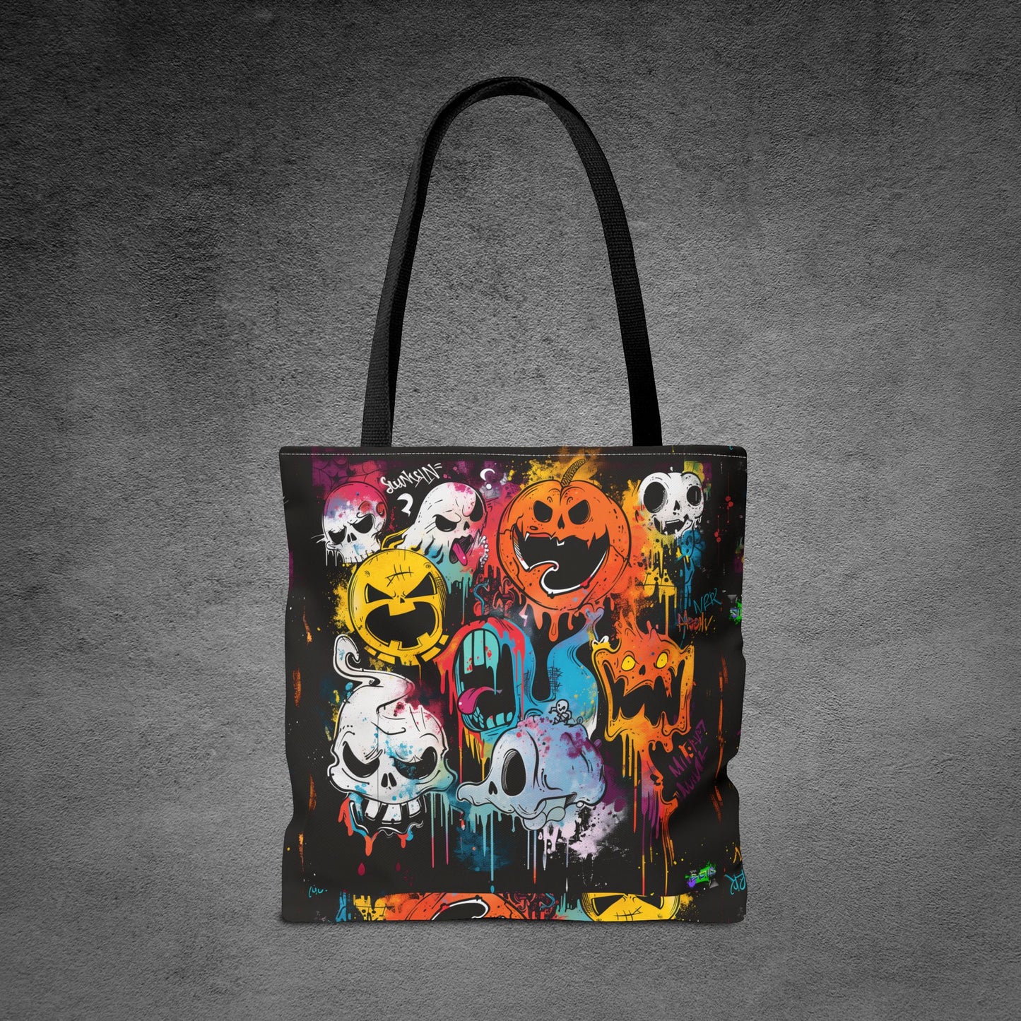 Tote Bag (AOP) - Laughing Pumpkin - Halloween 2024 - Epicdsgn