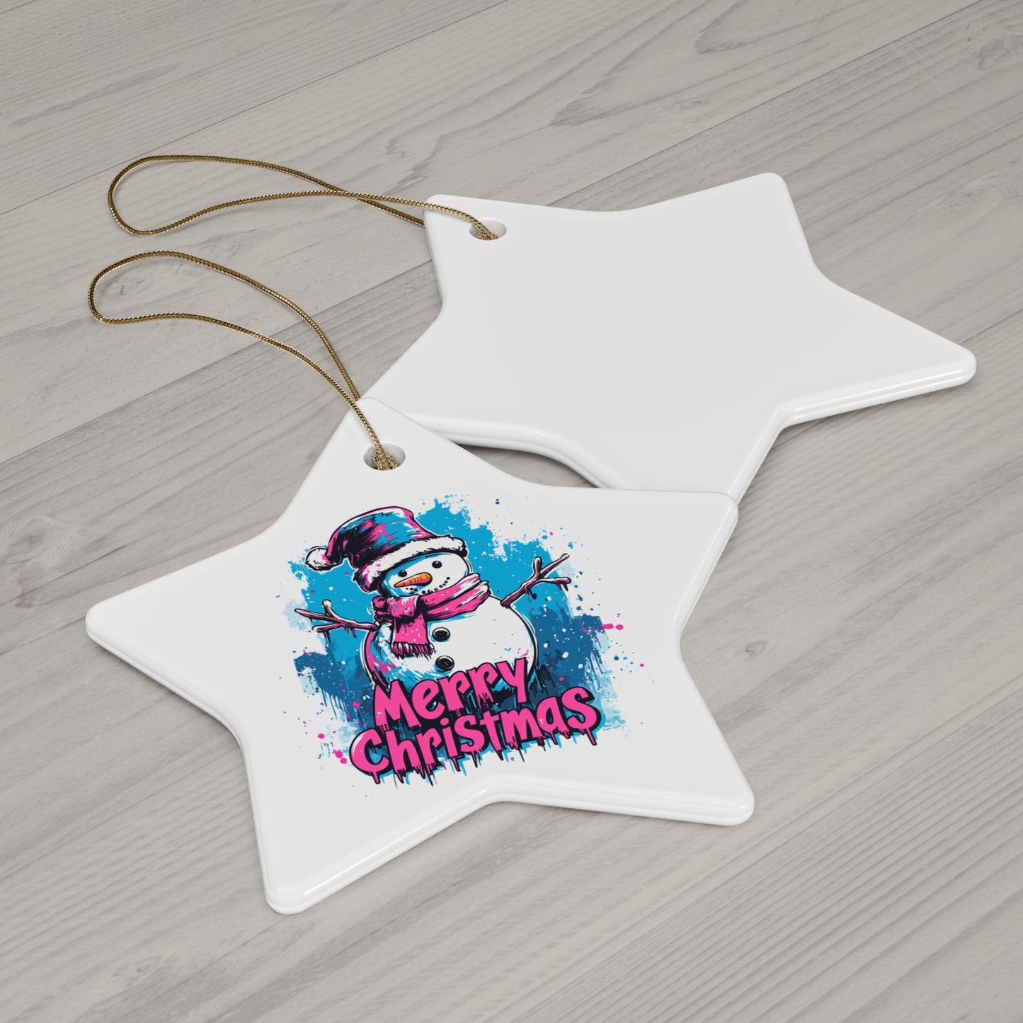 Ceramic Ornament, 4 Shapes - Chill and Merry - epicdsgn