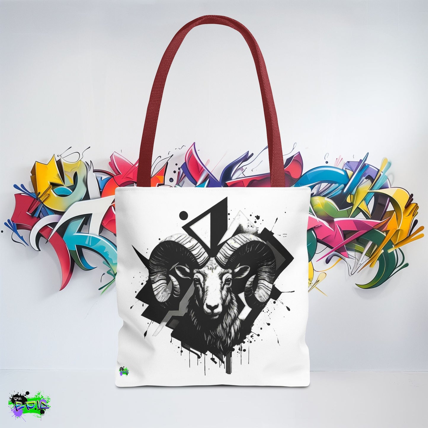 Zodiac Tote Bag, Aries Constellation Eco-Friendly Reusable Canvas Shopping Bag - Astrology Gift, Horoscope Handbag, Star Sign Market Tote,