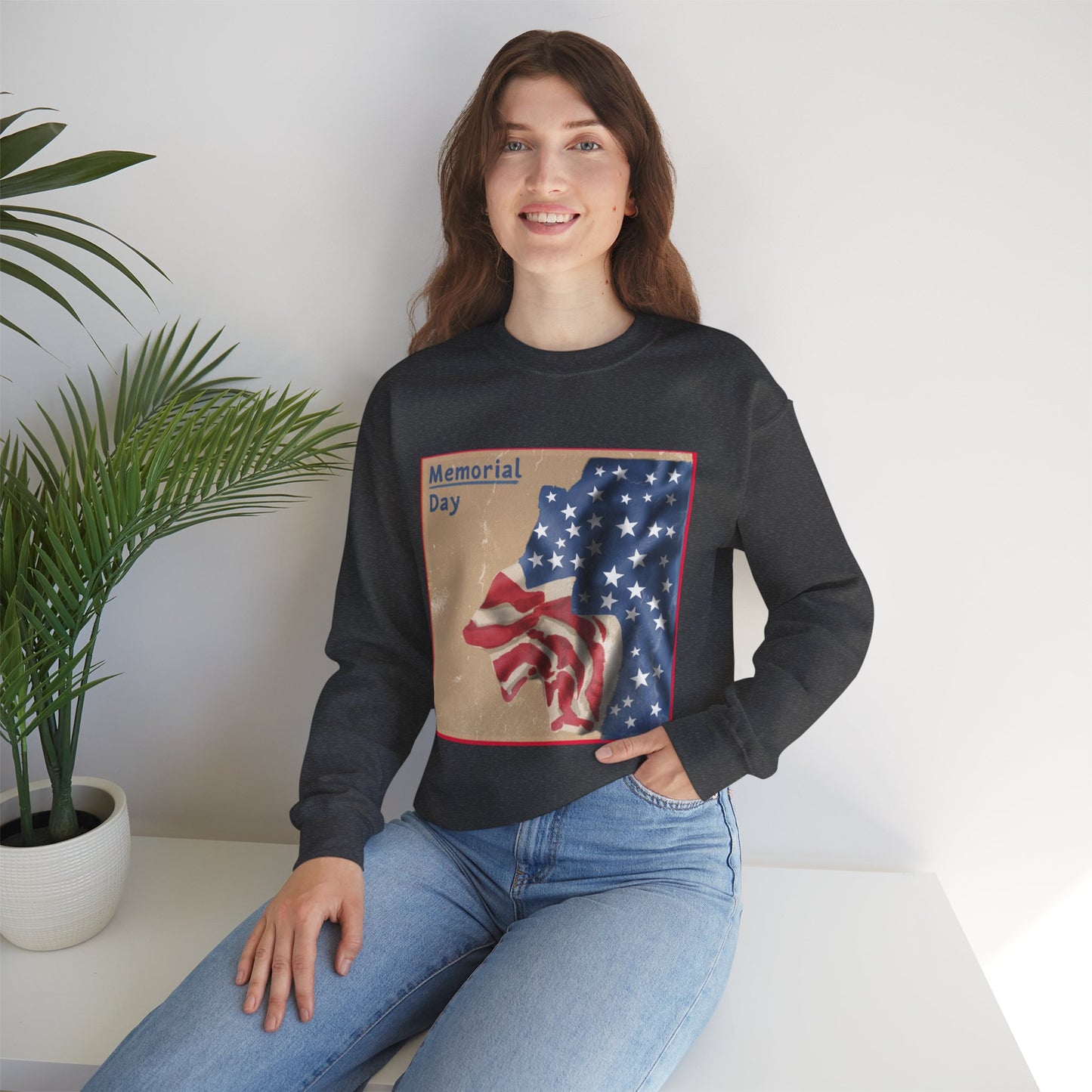 Unisex Heavy Blend™ Crewneck Sweatshirt - Memorial's Day