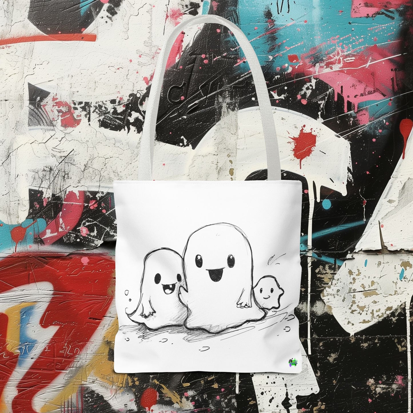Tote Bag (AOP) - Ghosts - Halloween 2024 - Epicdsgn